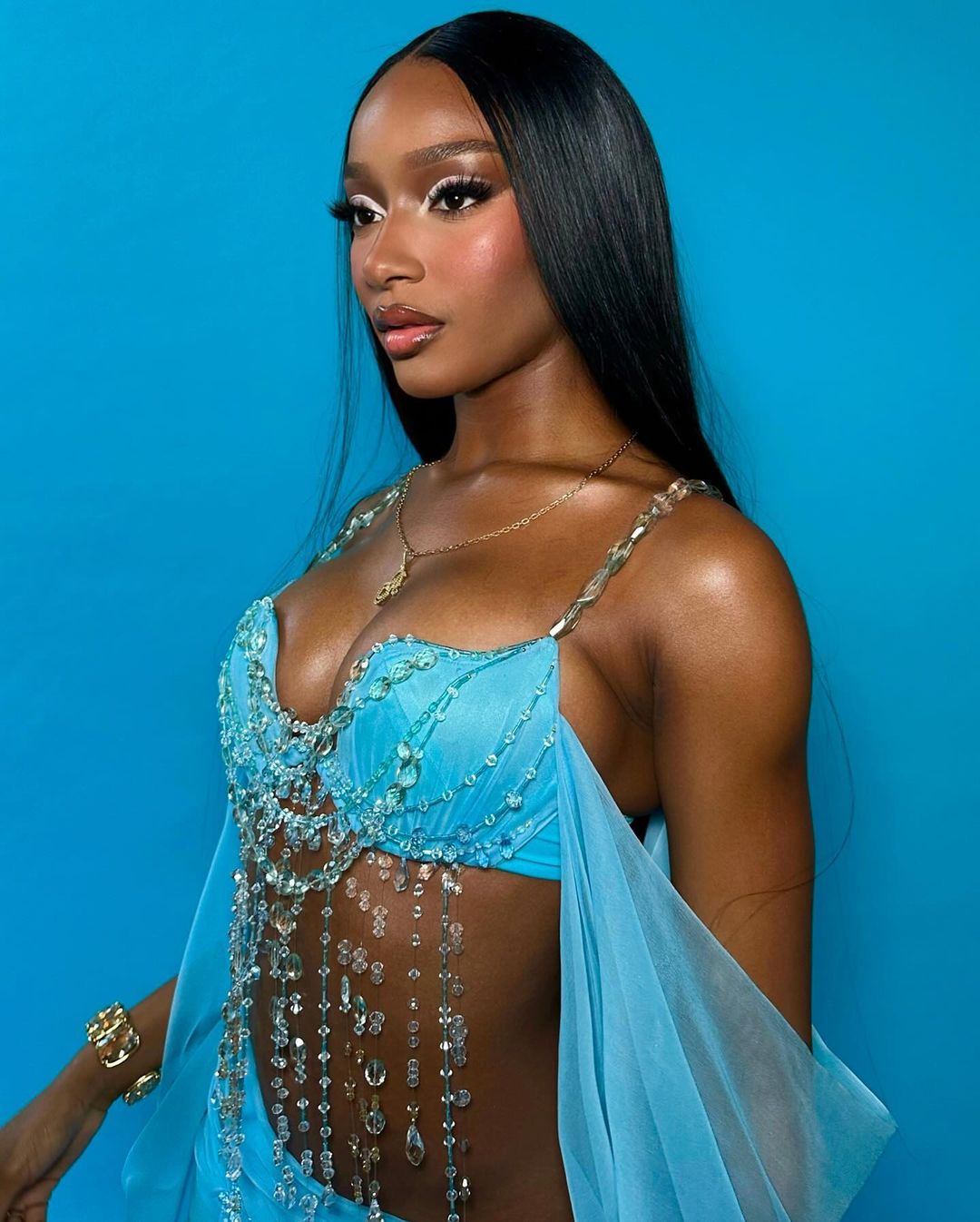 Ayra Starr's glam for the 66th Annual Grammy Awards