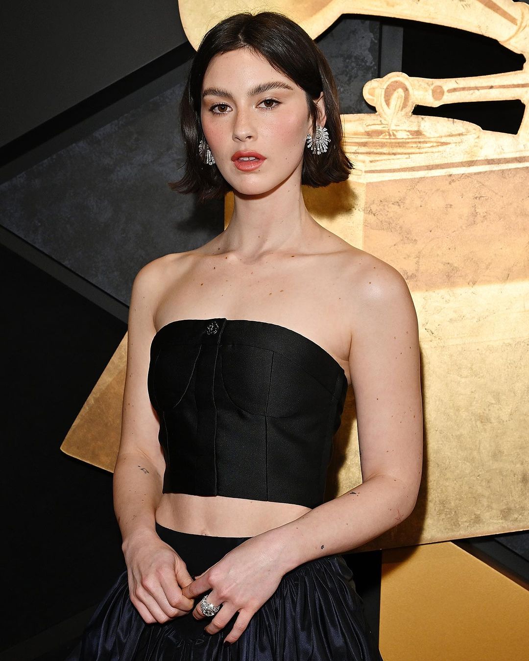 Gracie Abrams on the Grammys red carpet
