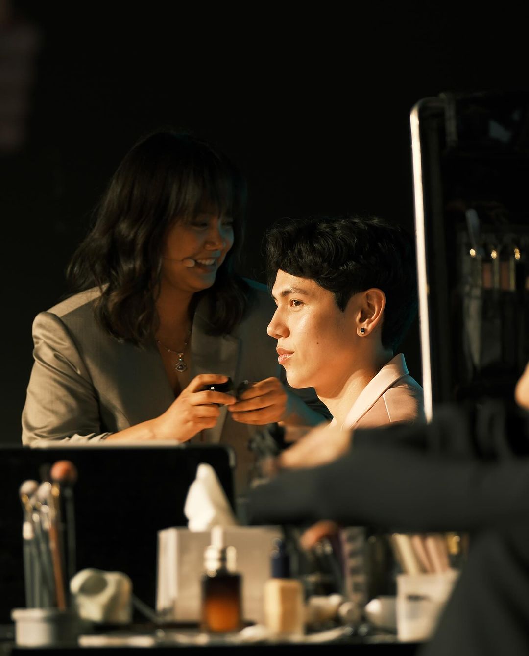 BJ Pascual at the Full Spectrum Makeup Masterclass
