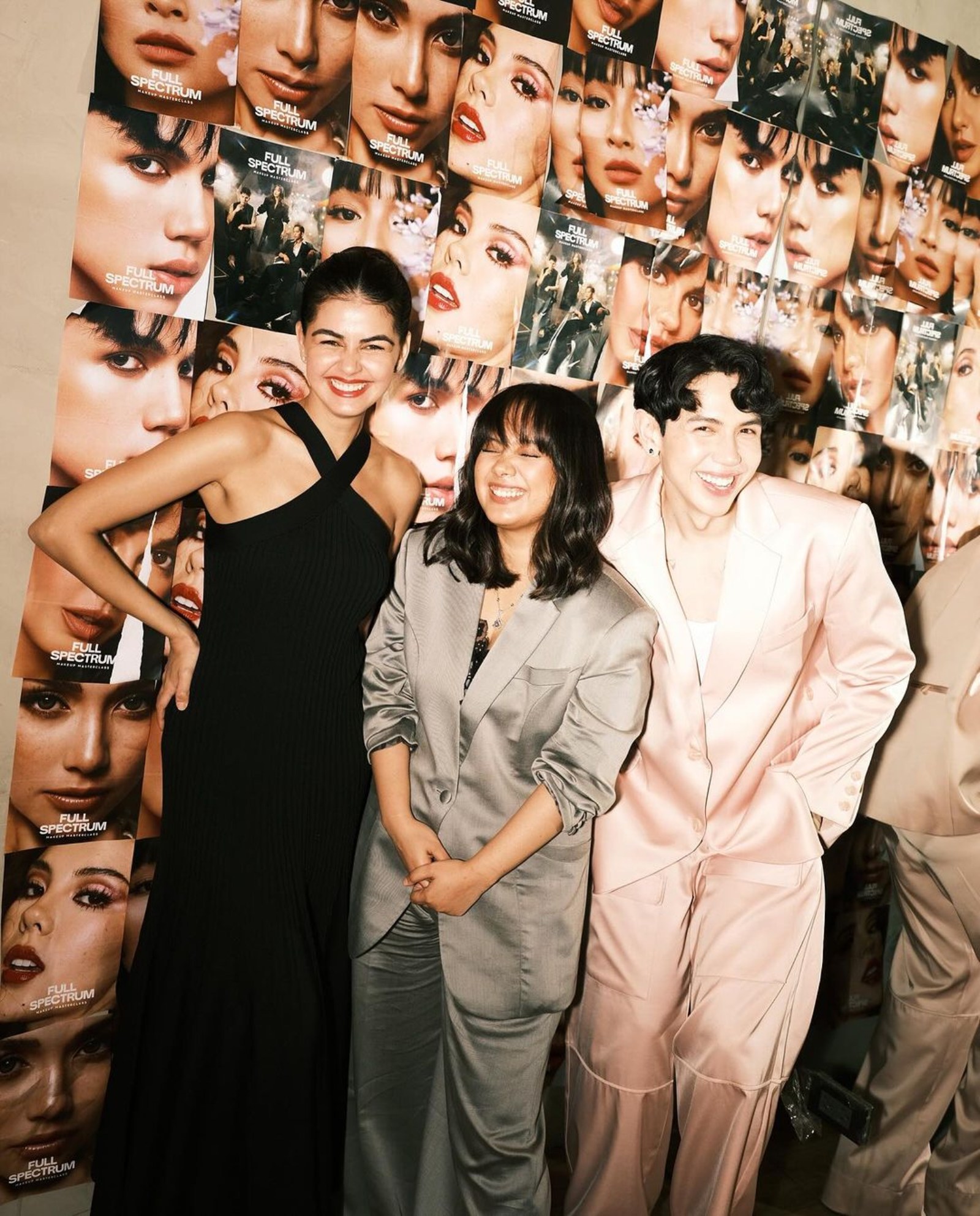 Makeup artist Anthea Bueno with her beauty muses