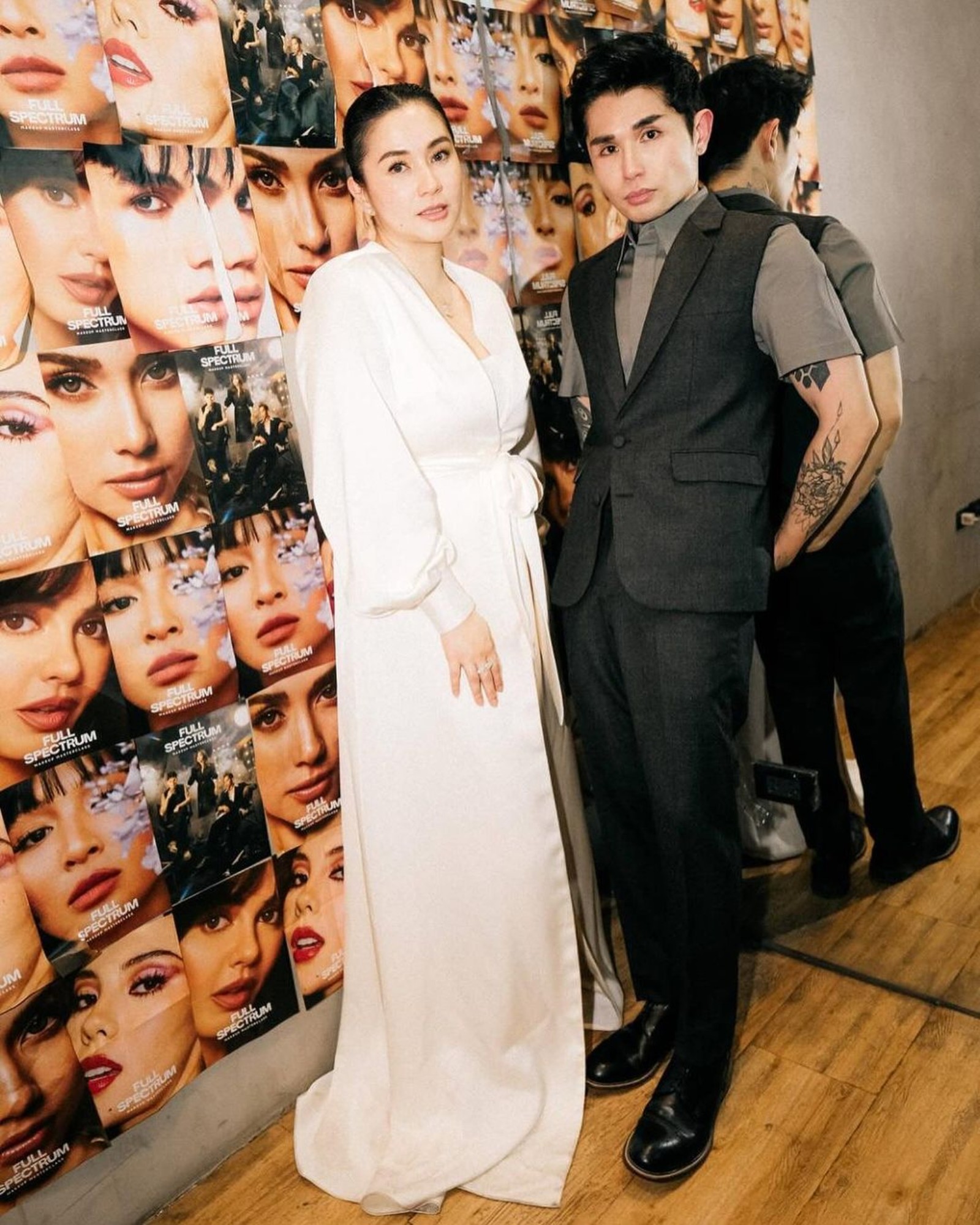 Mariel Padilla and Mark Kingson Qua at the Full Spectrum Makeup Masterclass