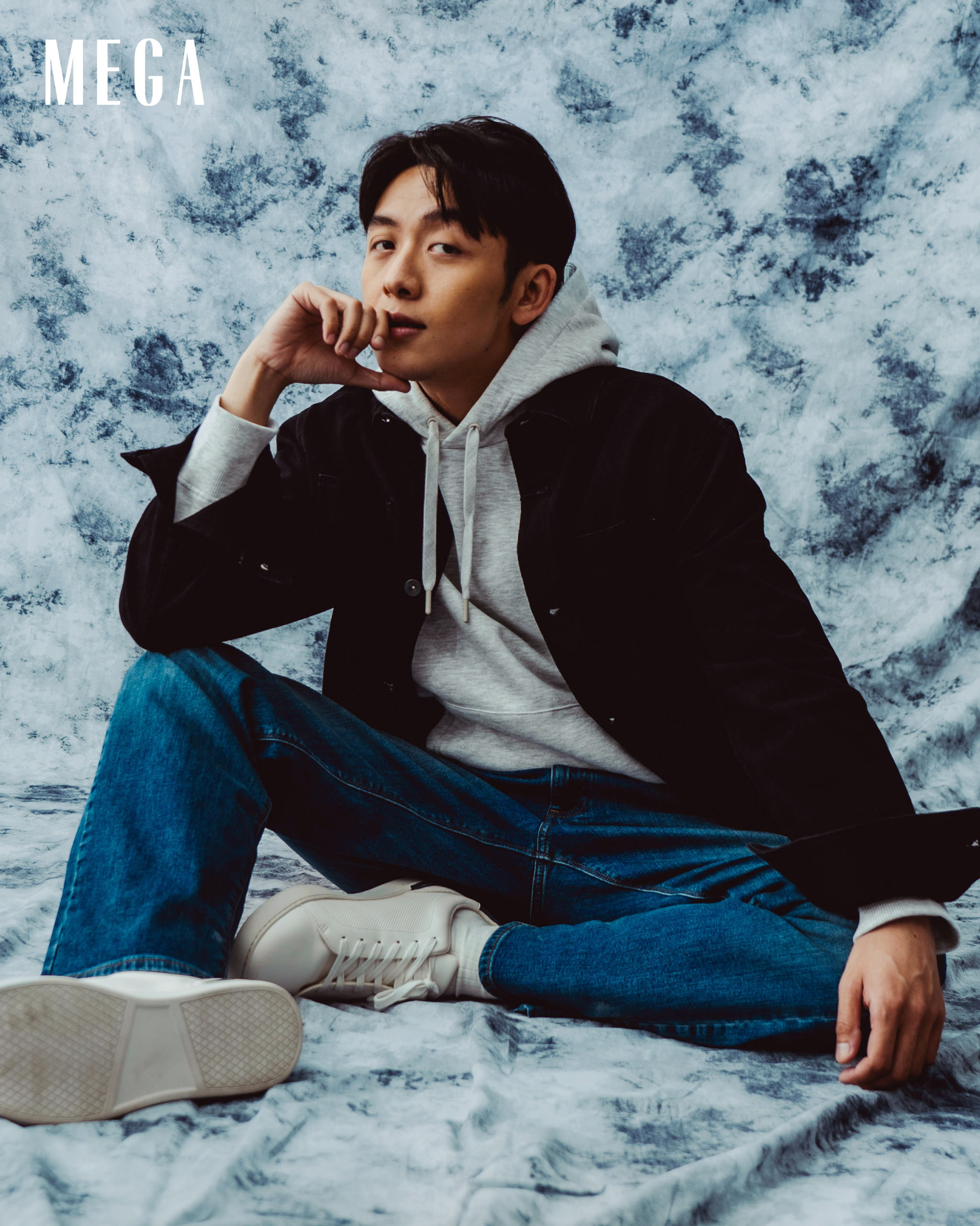 Kerwin King Denim hoodie overshirt and jeans marks & spencer