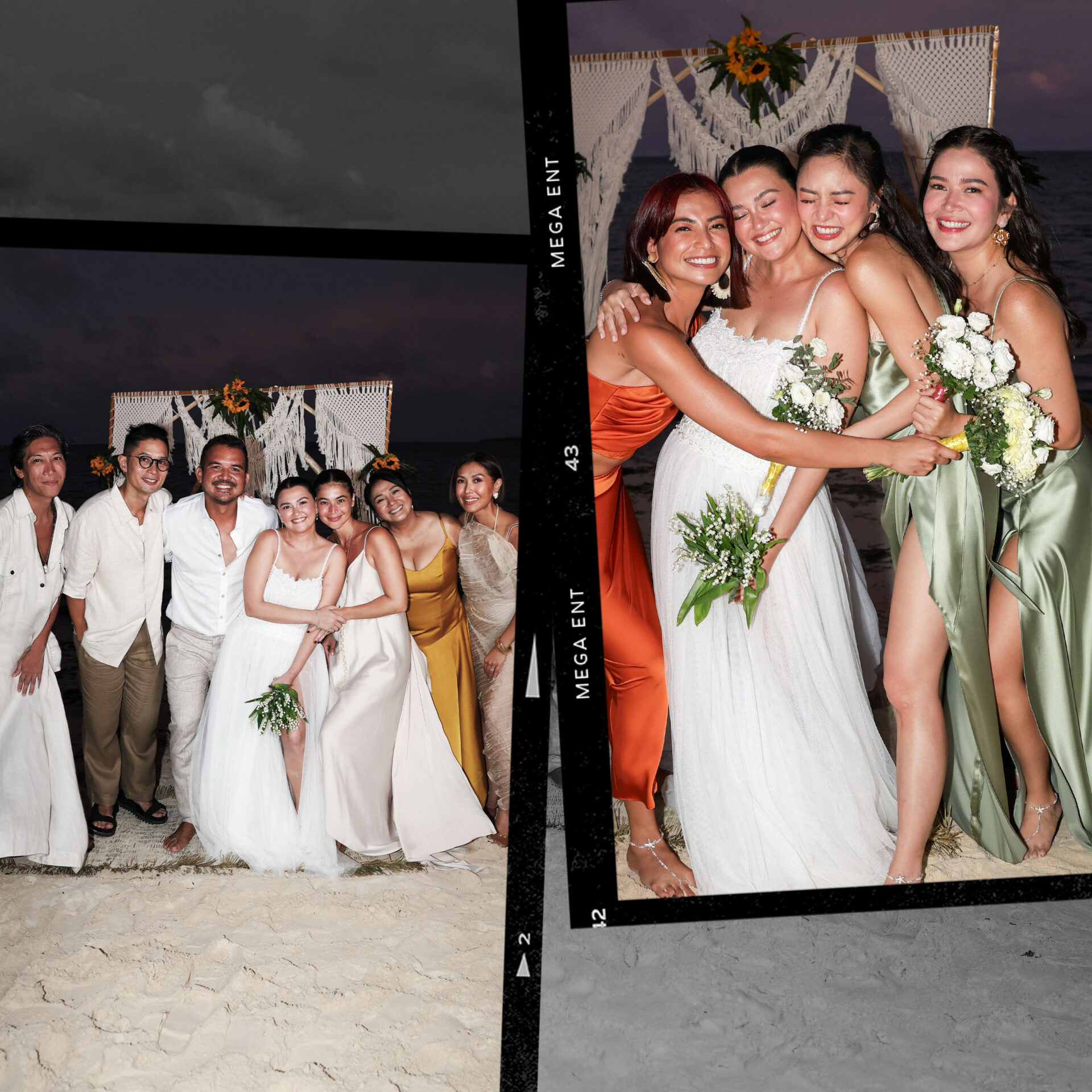 Angelica Panganiban Gregg Homan Wedding Siargao celebrity guests stars celebrities wedding entourage ketchup eusebio kim chiu bela padilla glaiza de castro patty yap anne curtis neric beltran liz uy cherry pie picache