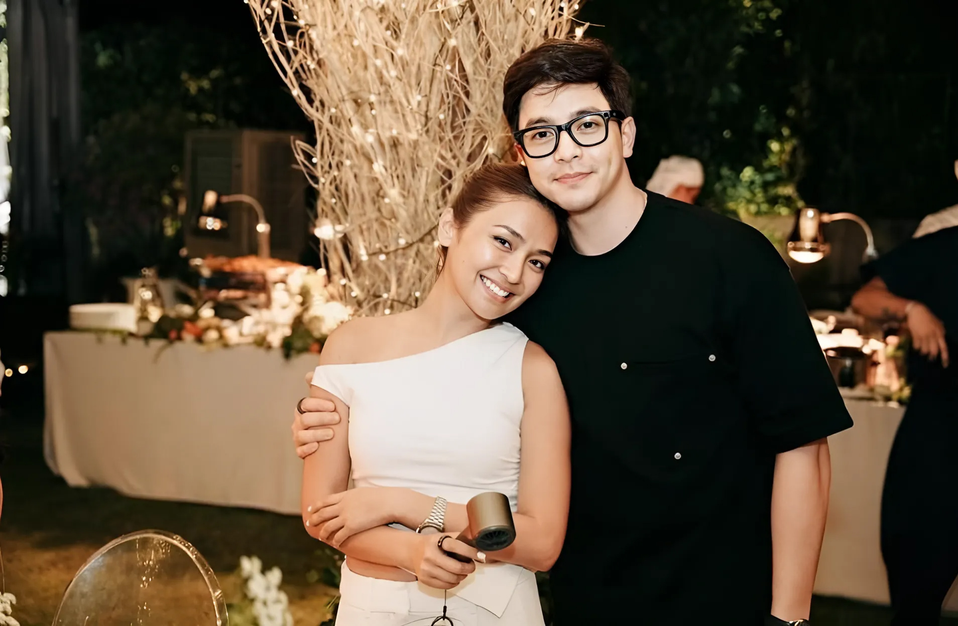 Kathryn Bernardo housewarming party Alden Richards new house home slide art