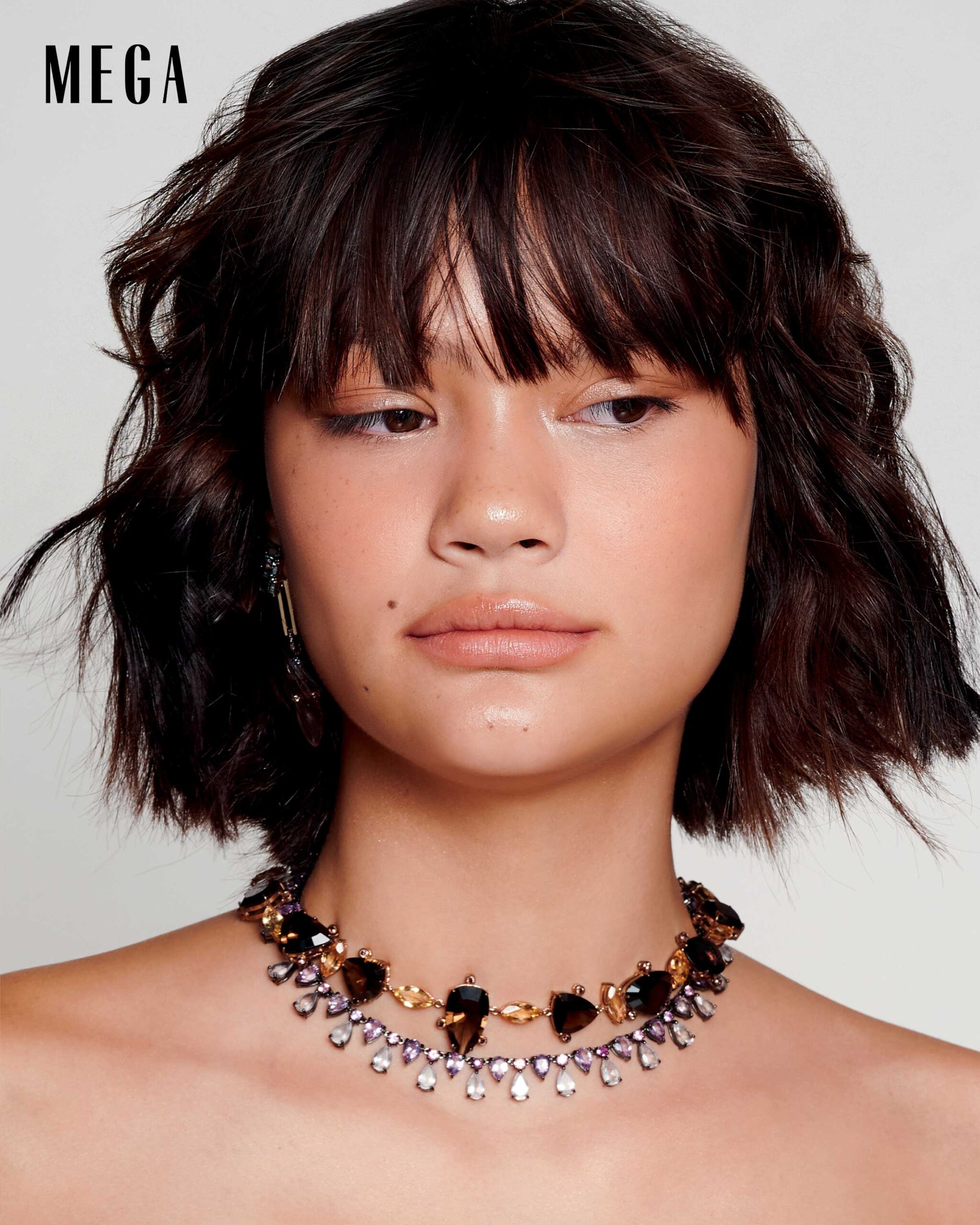Juliette Dizon is wearing a JANINA DIZON earring and necklaces