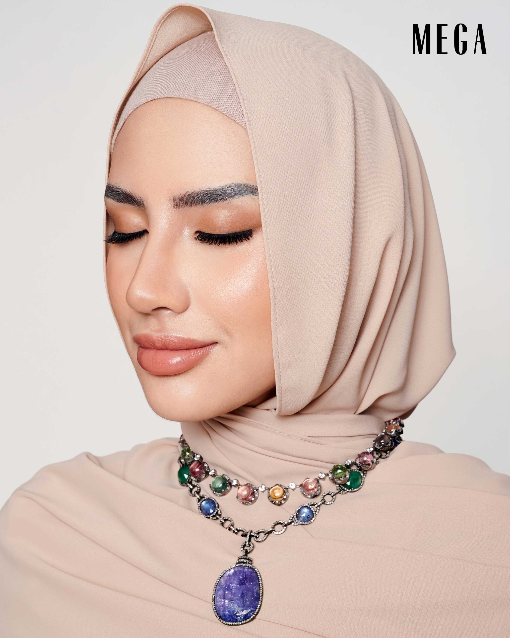 Shaha Meta is wearing JANINA DIZON necklaces
