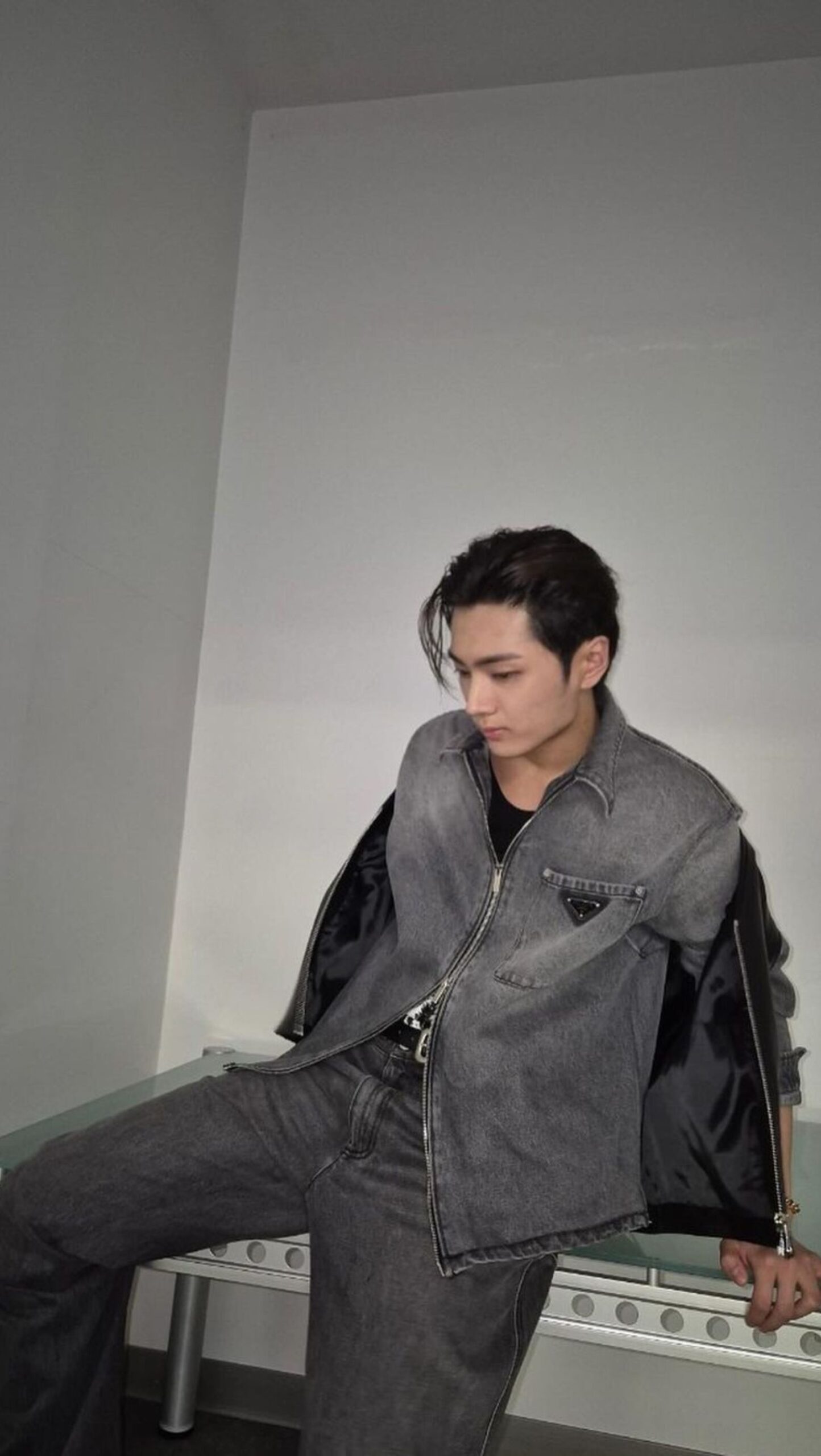 Jay ENHYPEN street fashion Prada co-ords coords style
