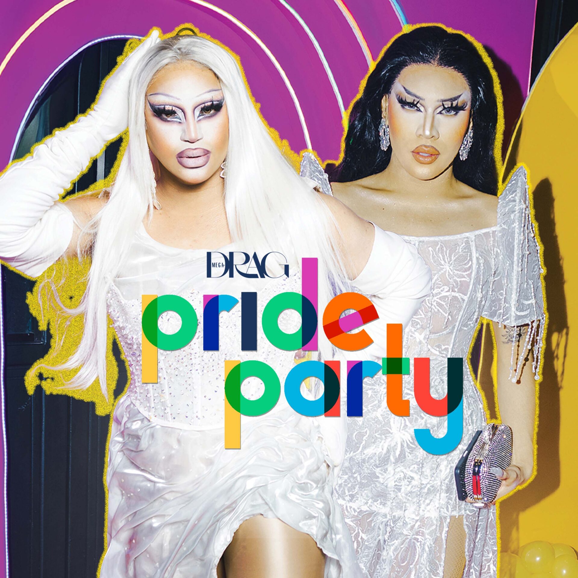 MEGA Drag Pride Party Queens Drag Den Deja Shewarma