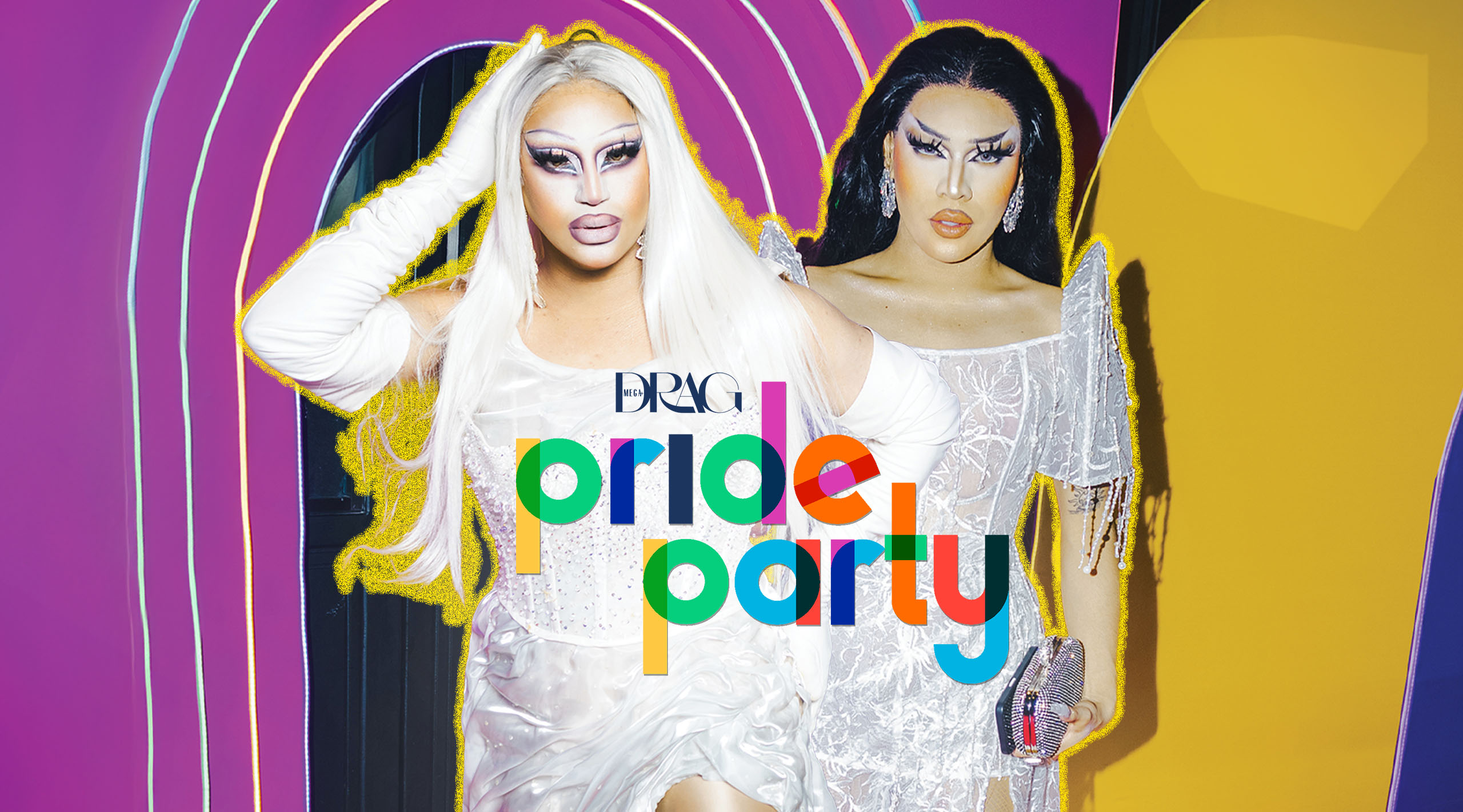 MEGA Drag Pride Party Queens Drag Den Deja Shewarma