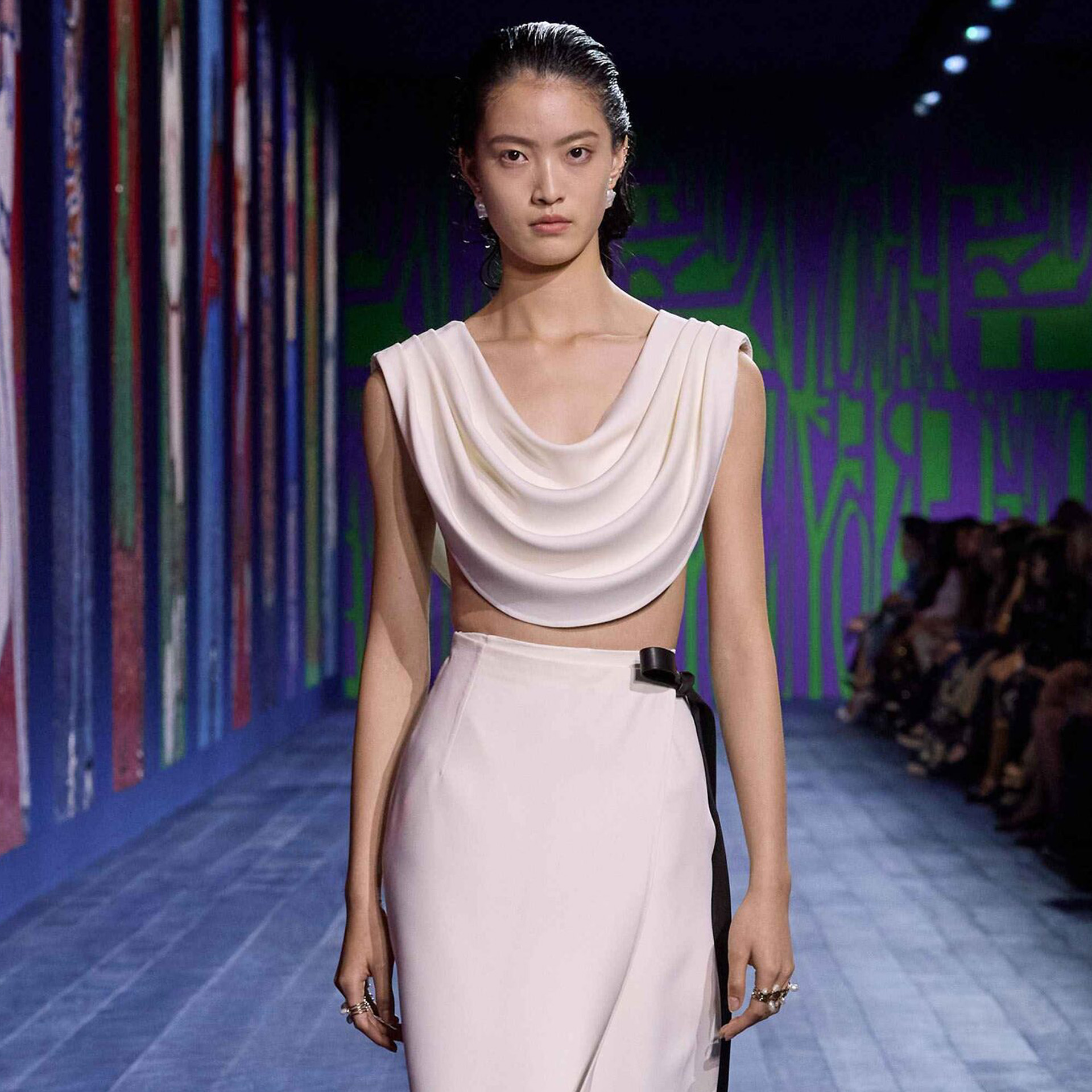 Maria Grazia Chiuri Hosts the Olympics on the Runway for this Haute Couture Show