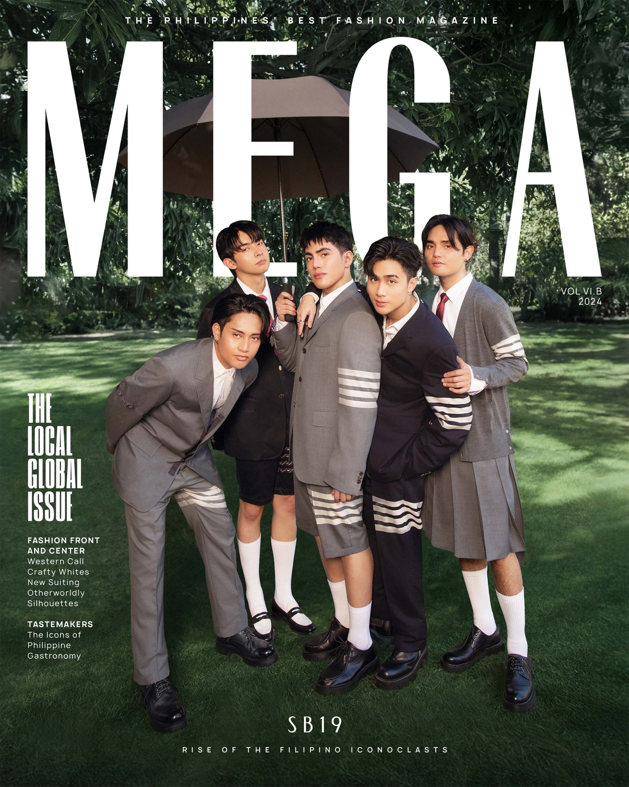 Kings of P-Pop SB-19 graced the cover of MEGA this year