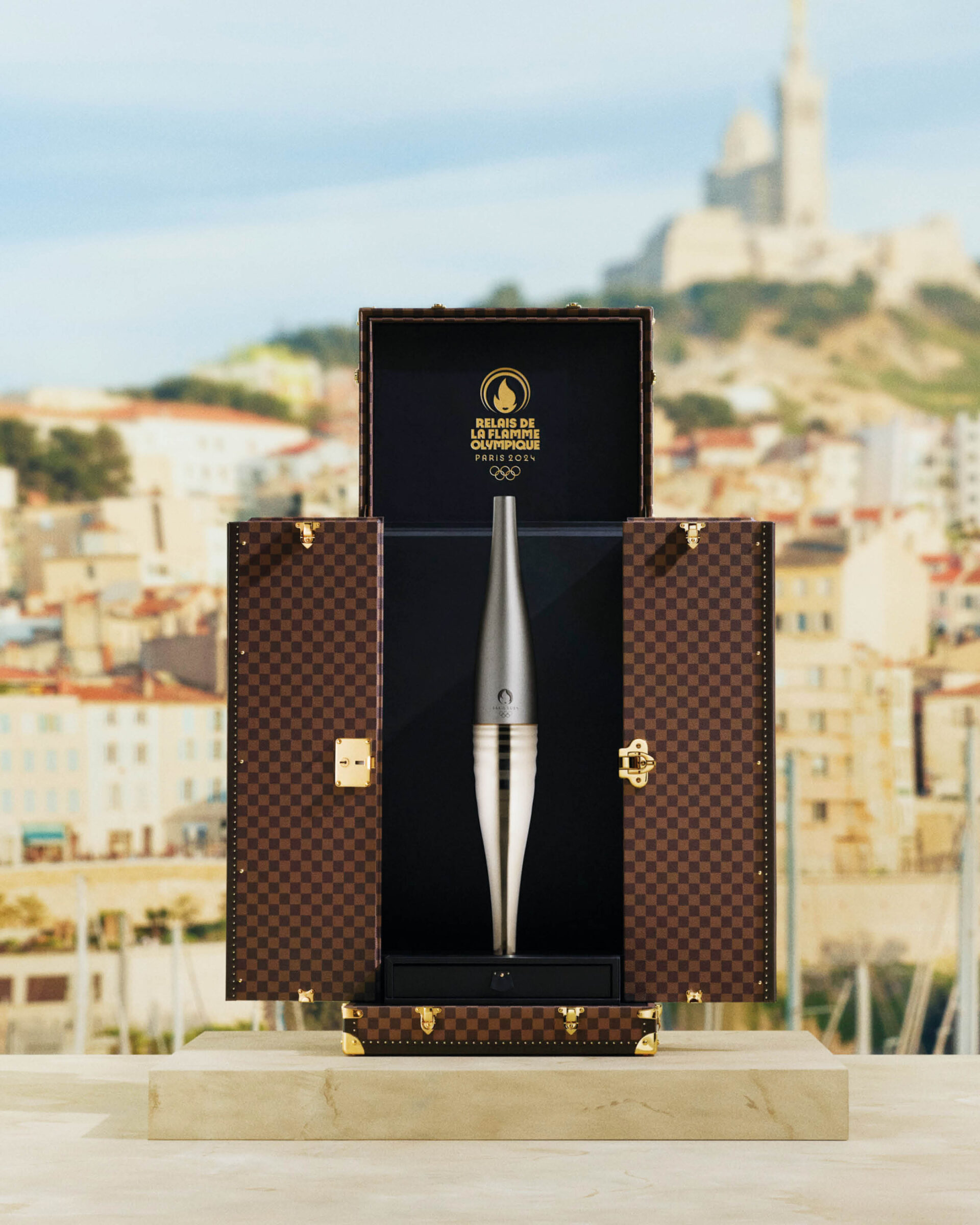 Louis Vuitton Designs Paris 2024 Torch and Medal Trays