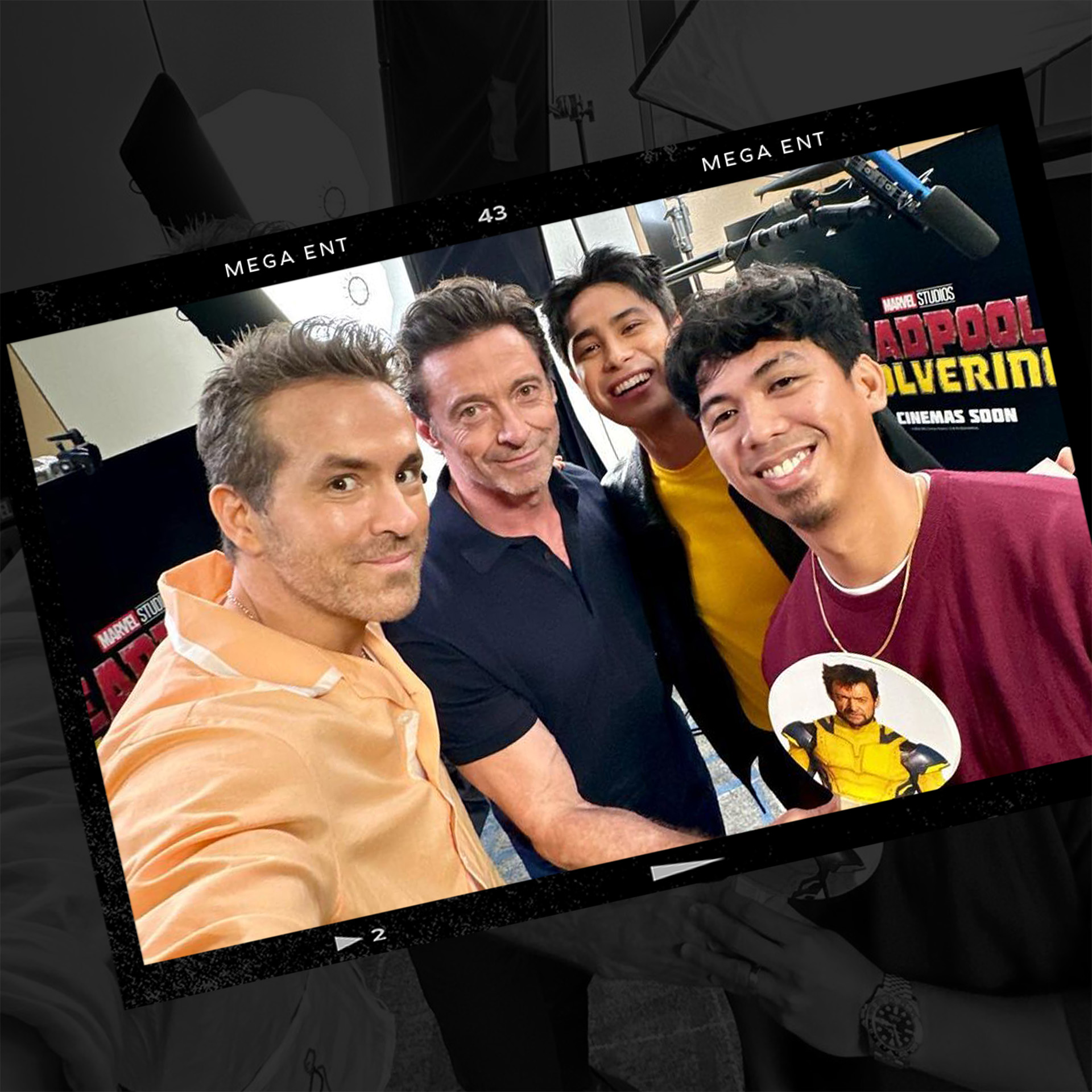 Donny Pangilinan Cong TV Hugh Jackman Ryan Reynolds interview Deadpool & Wolverine