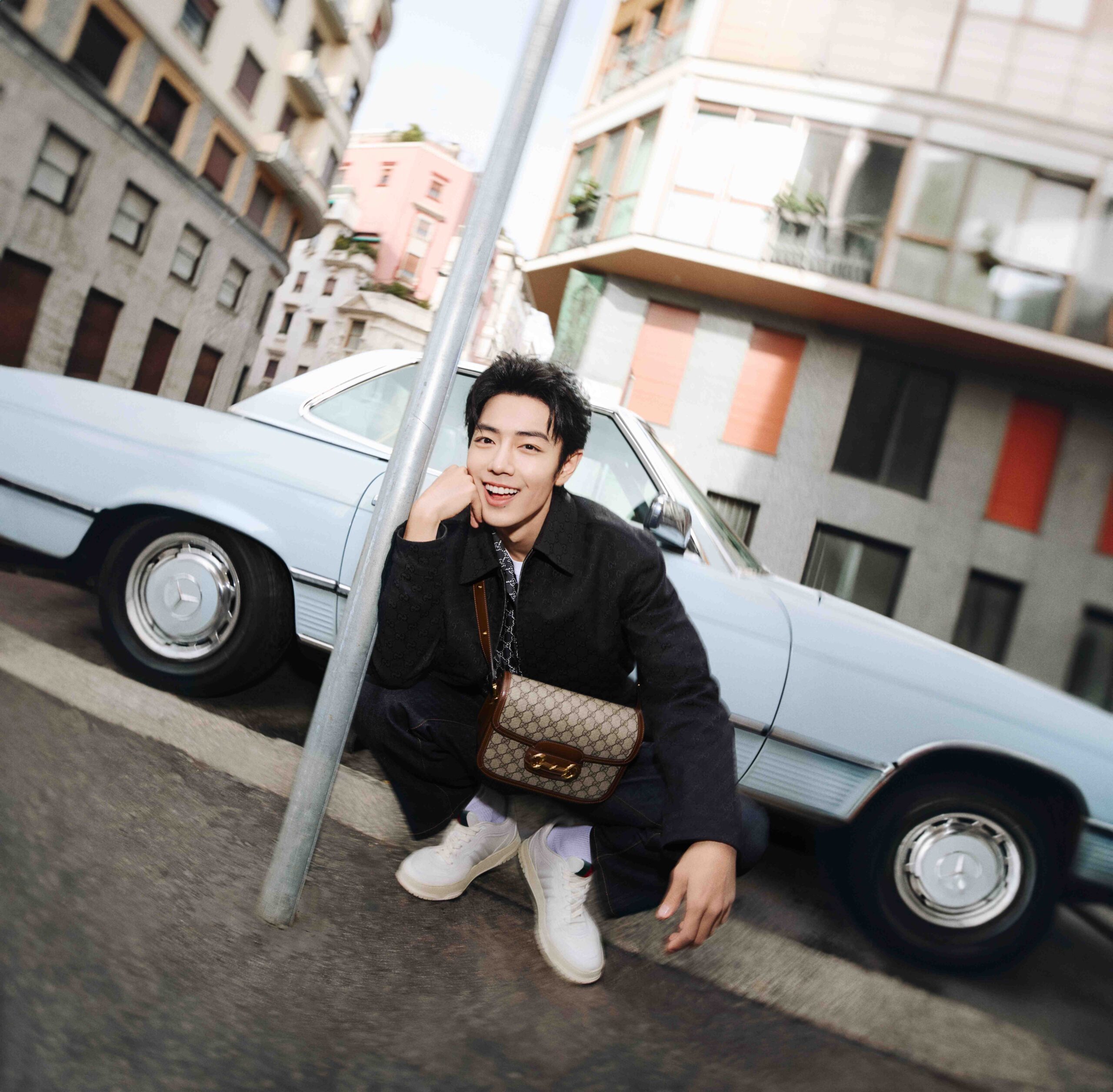 Xiao Zhan, Hanni Star in Gucci’s Horsebit 1955 Bag Campaigns MEGA