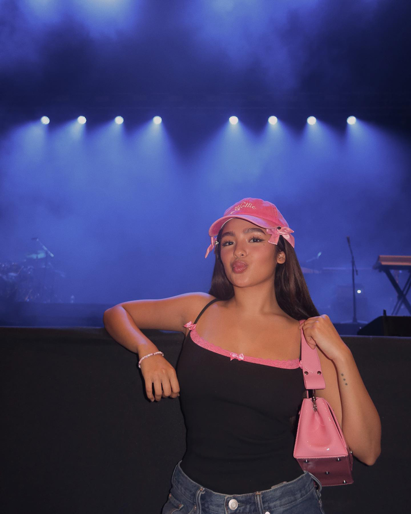 Andrea Brillantes during Sabrina Carpenter's "Emails I Can't Send" Tour in Manila
