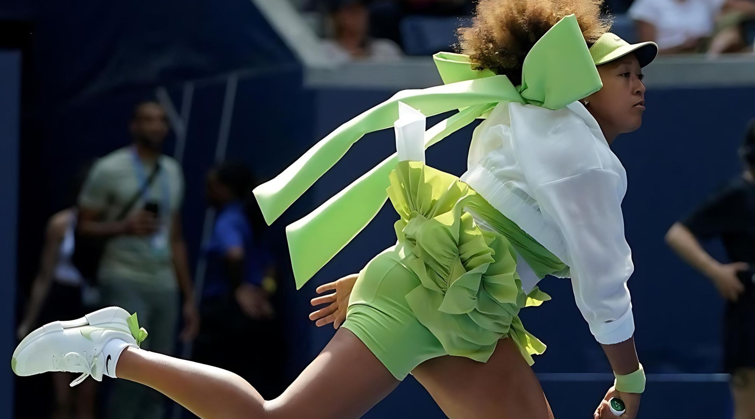 In a daring fusion of coquette charm and Brat rebellion, Naomi Osaka served a look that redefines what it means to dress for the court at the US Open.