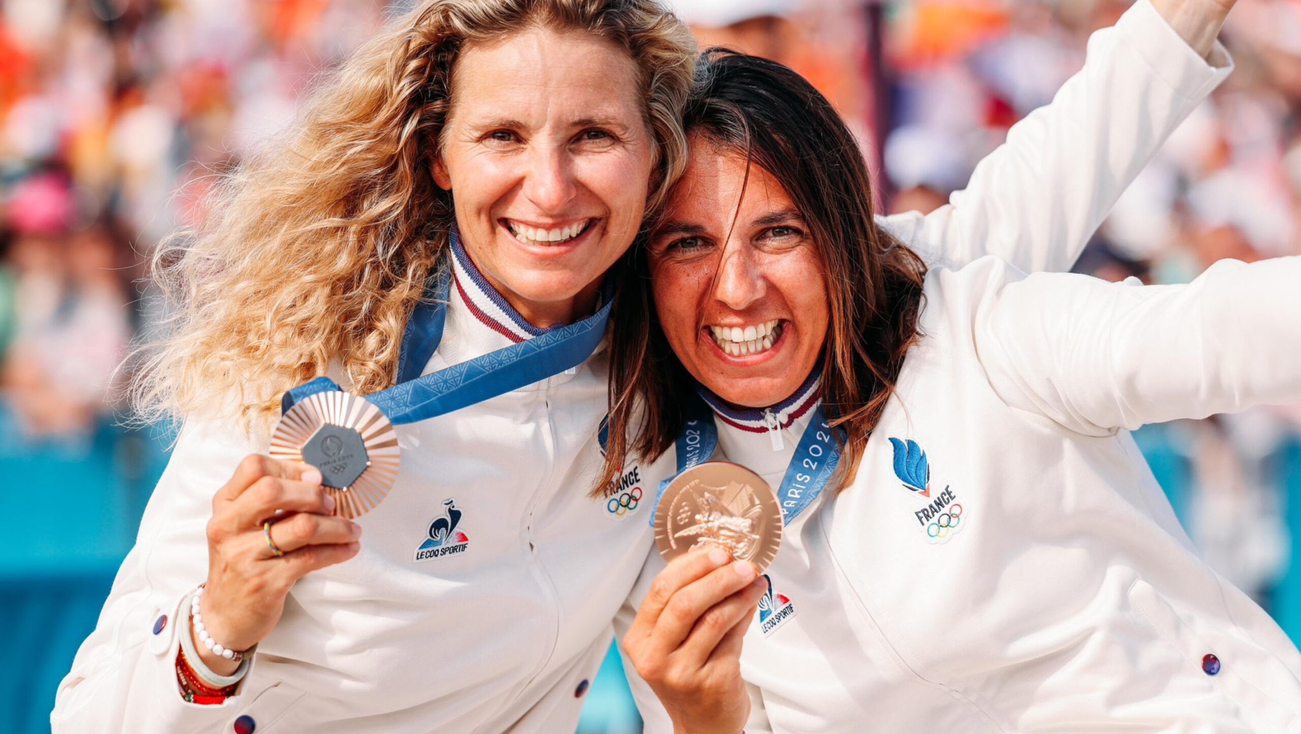 Sarah Steyaert and Charline Picon Paris Olympics love