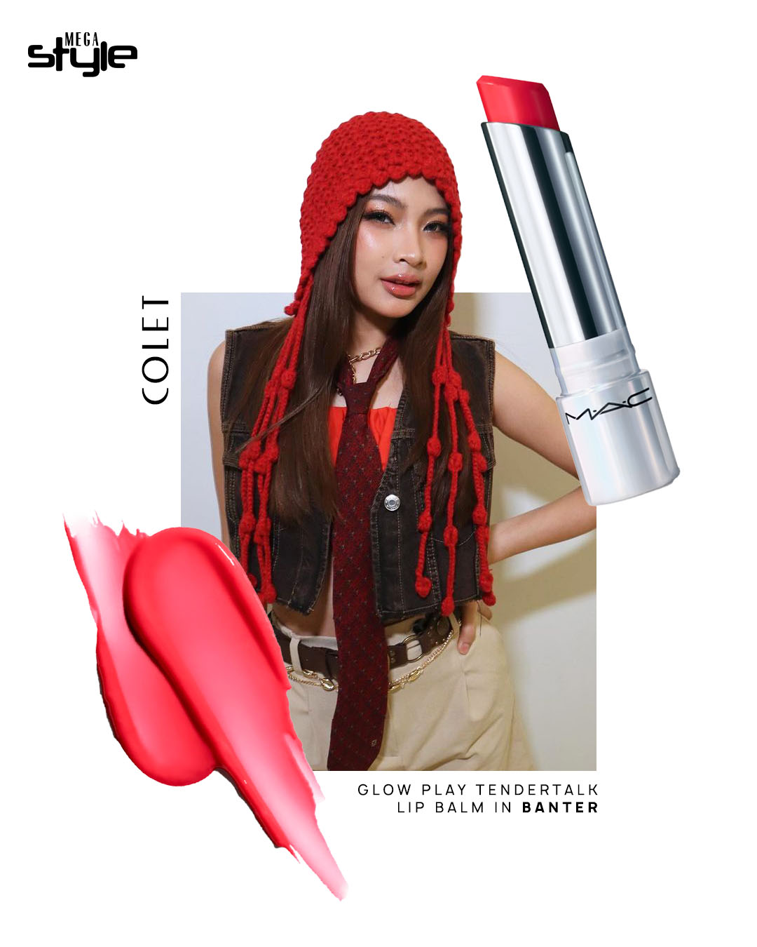 Colet Vergara goes for the shade Banter of the Glow Play Lip Balm