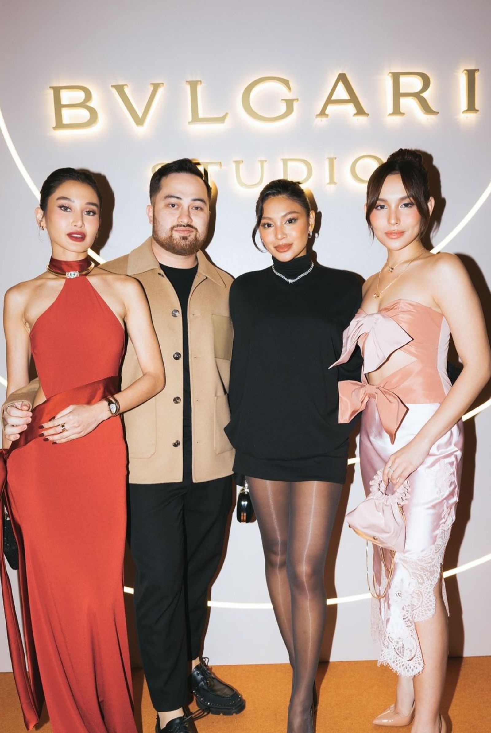 Nadine Lustre, Kyline Alcantara, and Chie Filomeno, Mark Bumgarner Bvlgari Tubogas