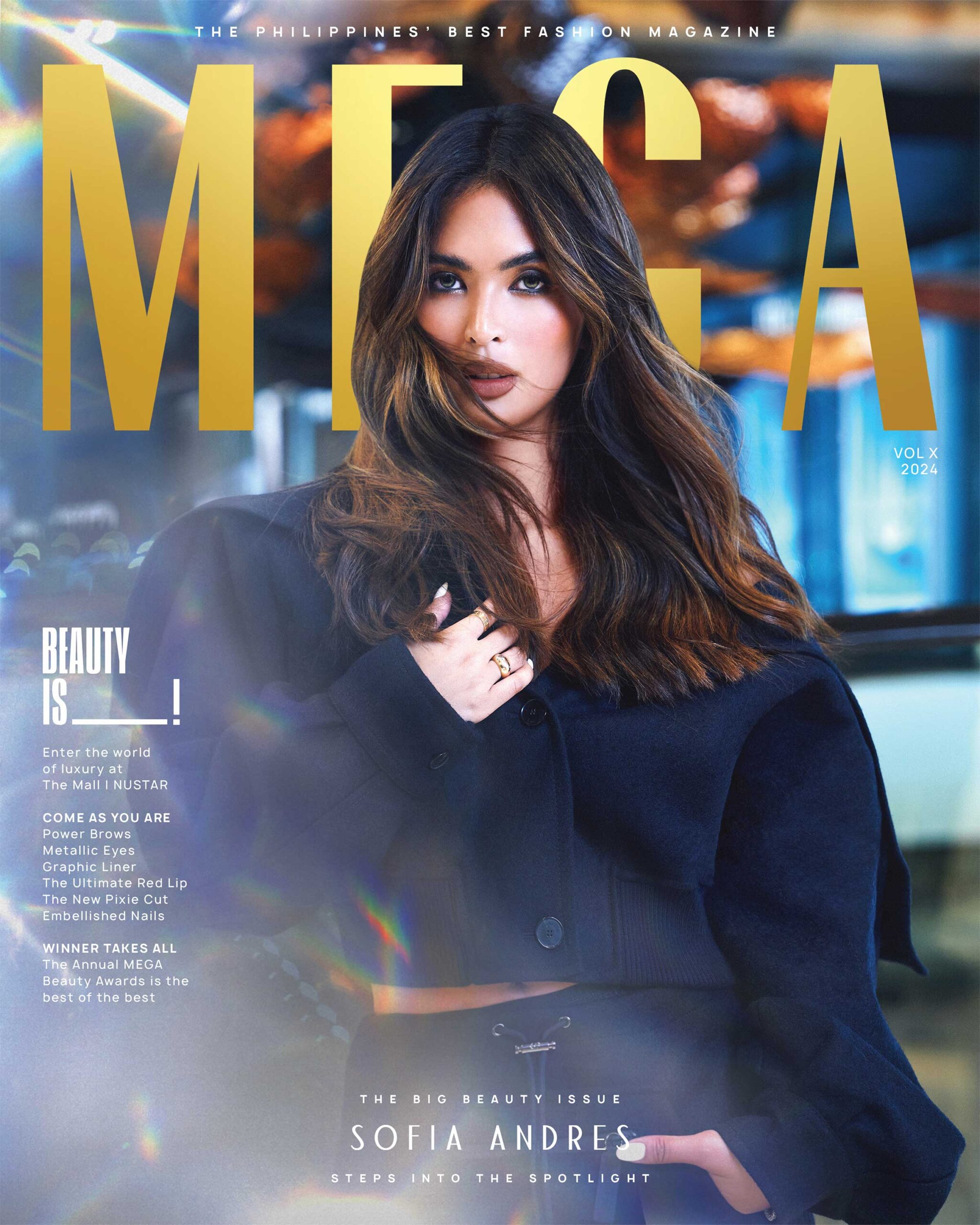 MEGA Magazine October 2024 issue beauty Sofia Andres DIOR