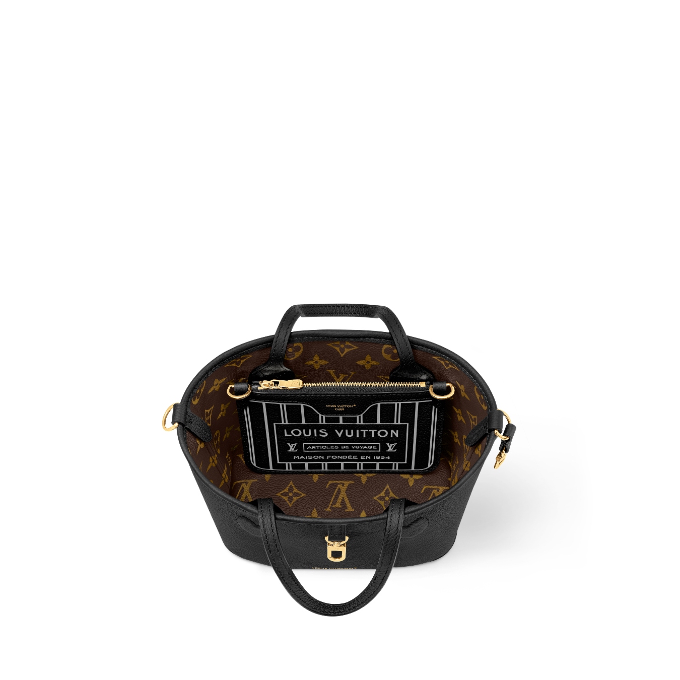 Neverfull Inside Out BB in Noir