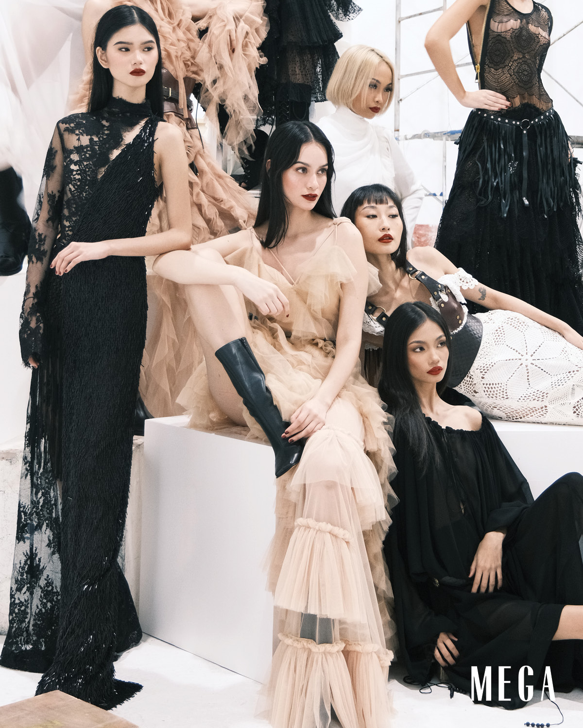 Mega September issue models of the moment Kayla Carter Hannah Arnold Nikki de moura Maria Isabela Galeria beauty queens Binibining Pilipinas Miss grand miss universe