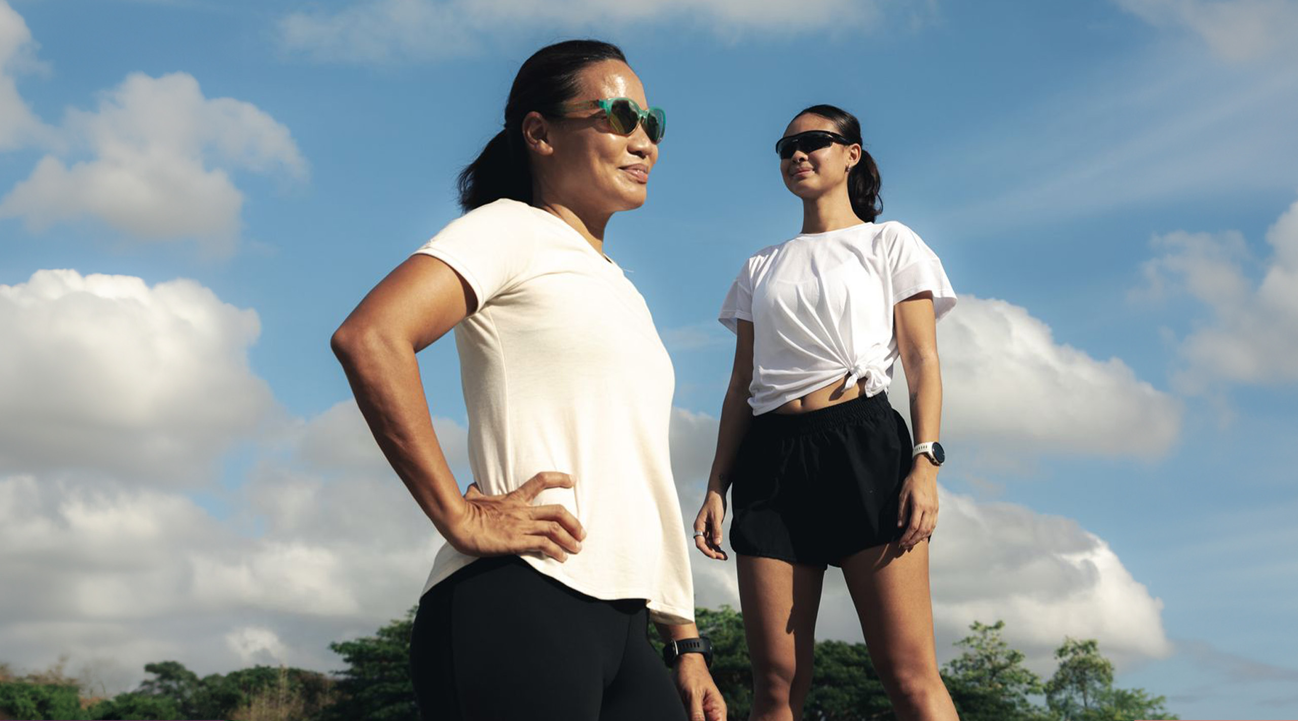Hannah Pangilinan and Ani De Leon, founders of the Just One Run Club