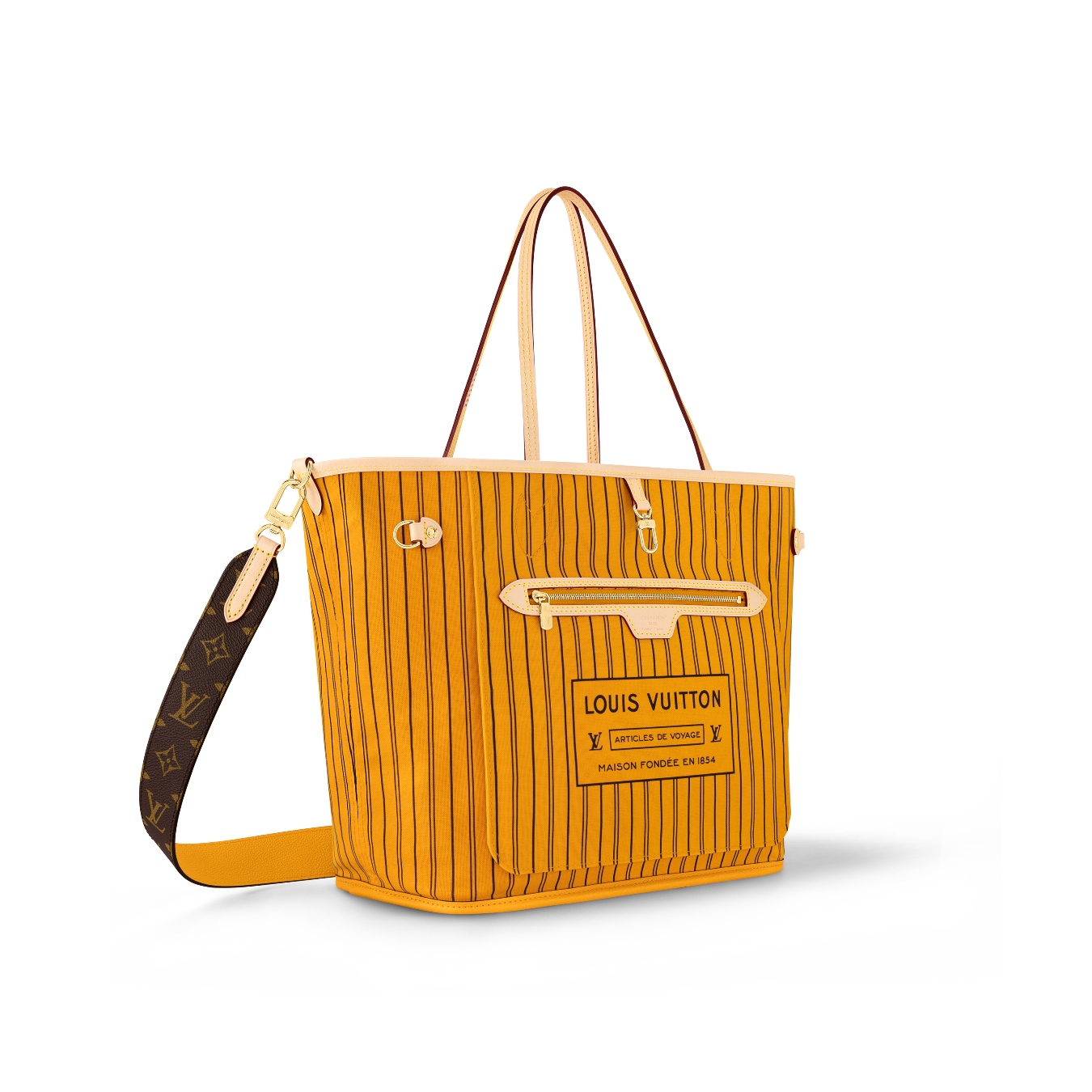 Neverfull Inside out in MM Jaune