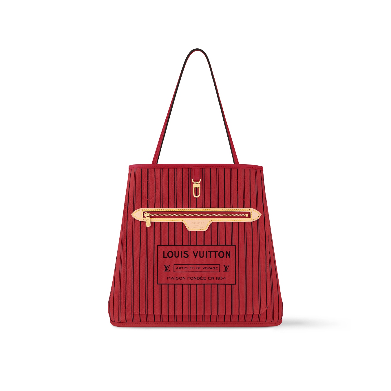 Neverfull Inside Out in Red MM