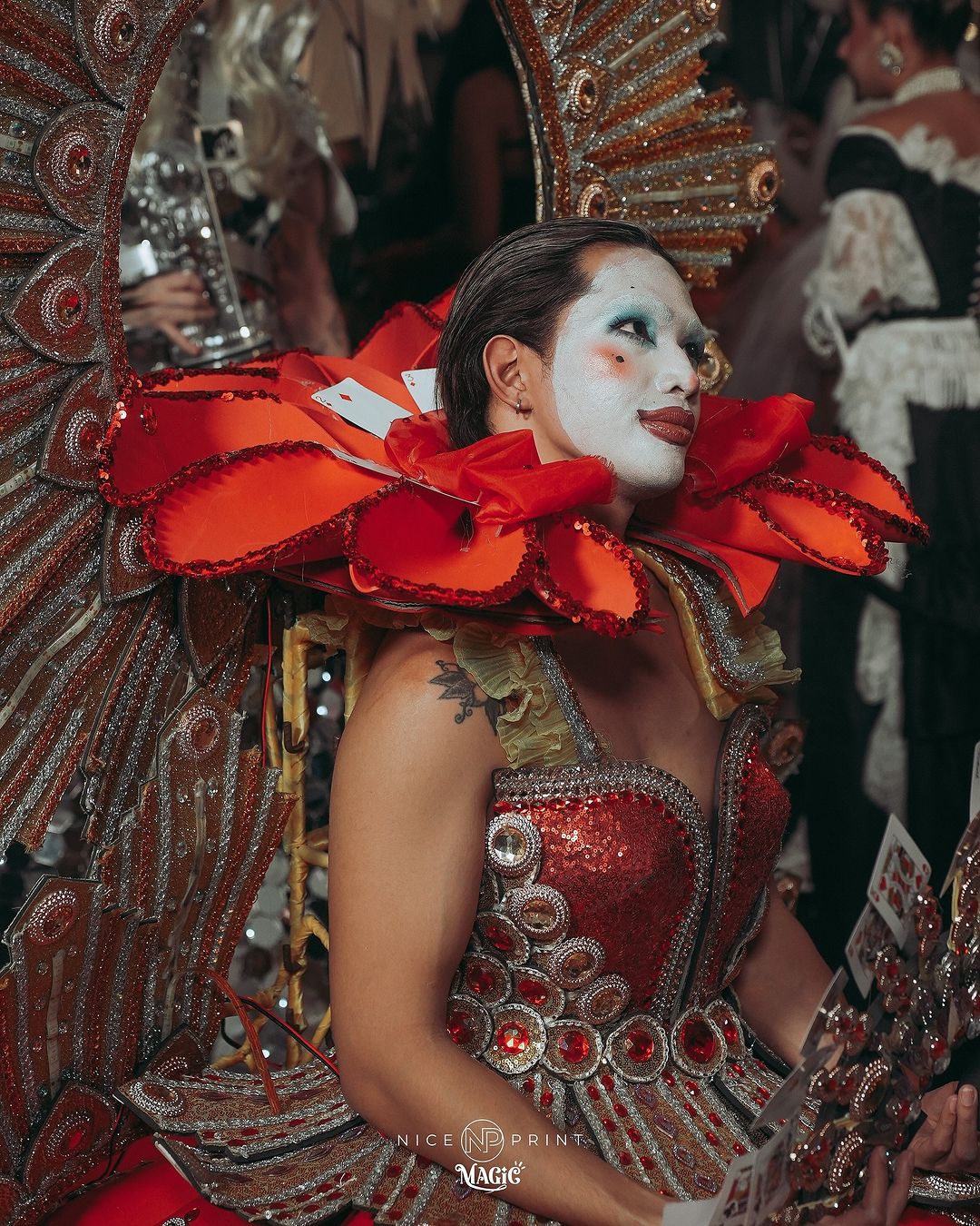 Aaron Maniego as the Queen of the Circus Shake, Rattle and Ball