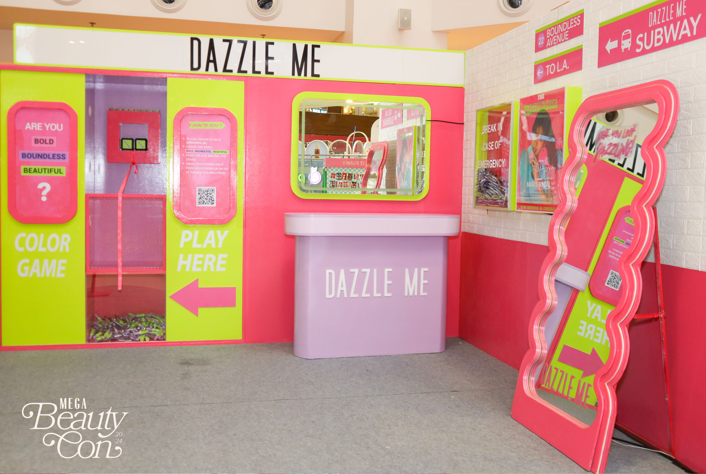 dazzle me booth at mega beautycon 2024