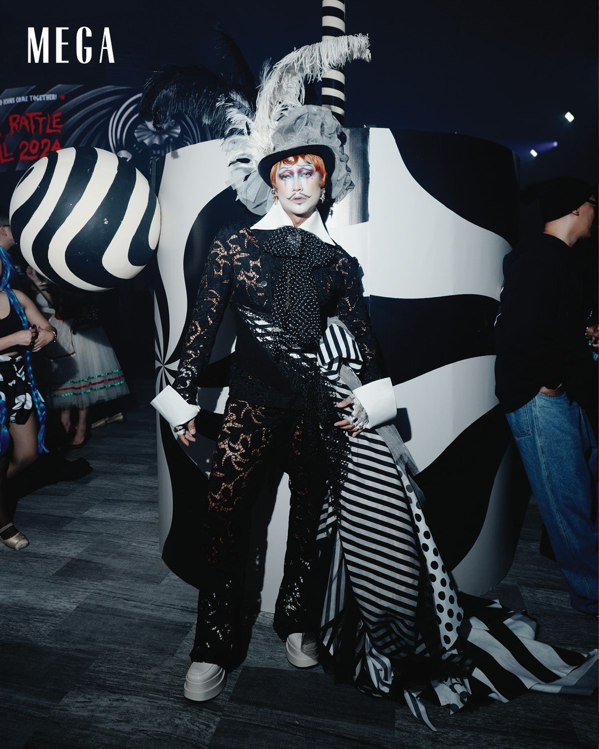 MEGA’s Best Halloween Looks from CIRQUE: Shake, Rattle, and Ball 2024 Renz Pangilinan as a Glamorous Mad Hatter