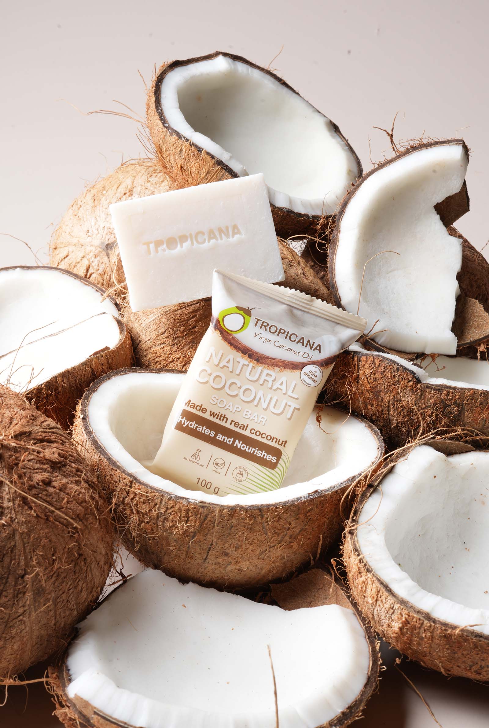 Tropicana natural coconut soap bar