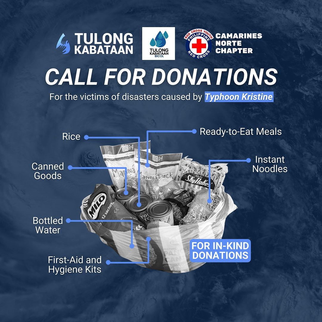 Tulong Kabataan Typhoon Kristine