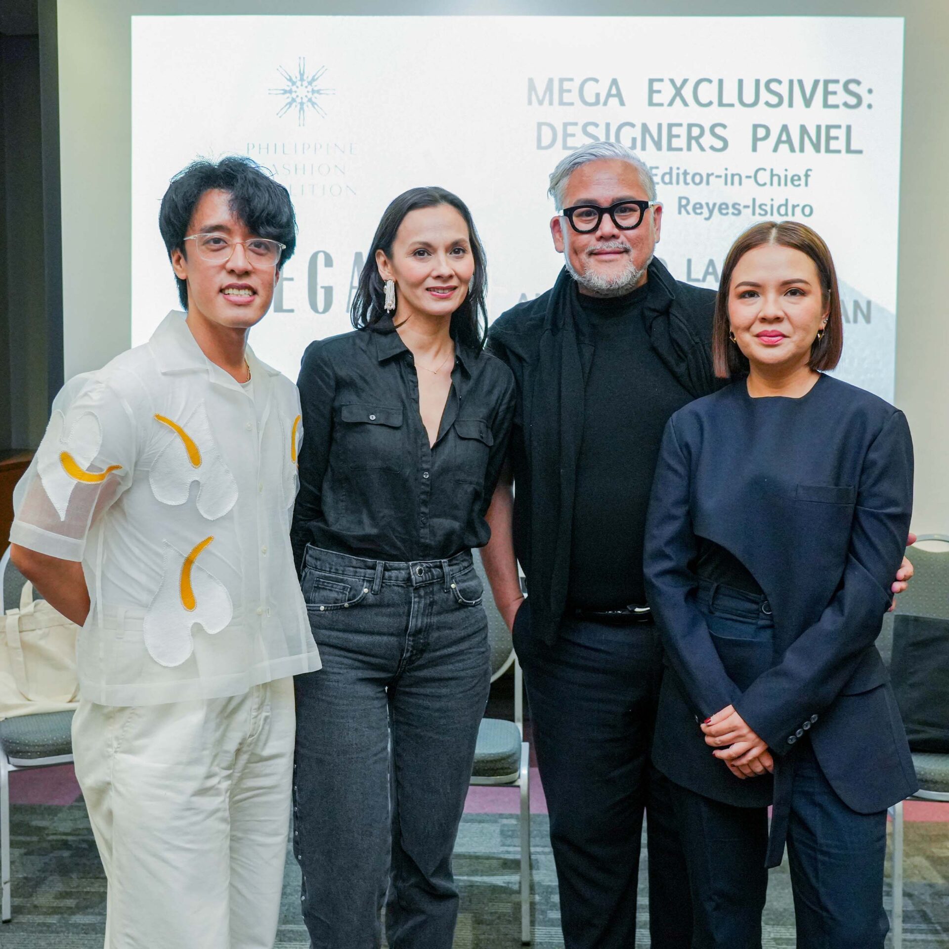 mega panel manila fame 2024 Neil Felipp Amina Aranaz Rajo Laurel editor-in-chief peewee Reyes-Isidro