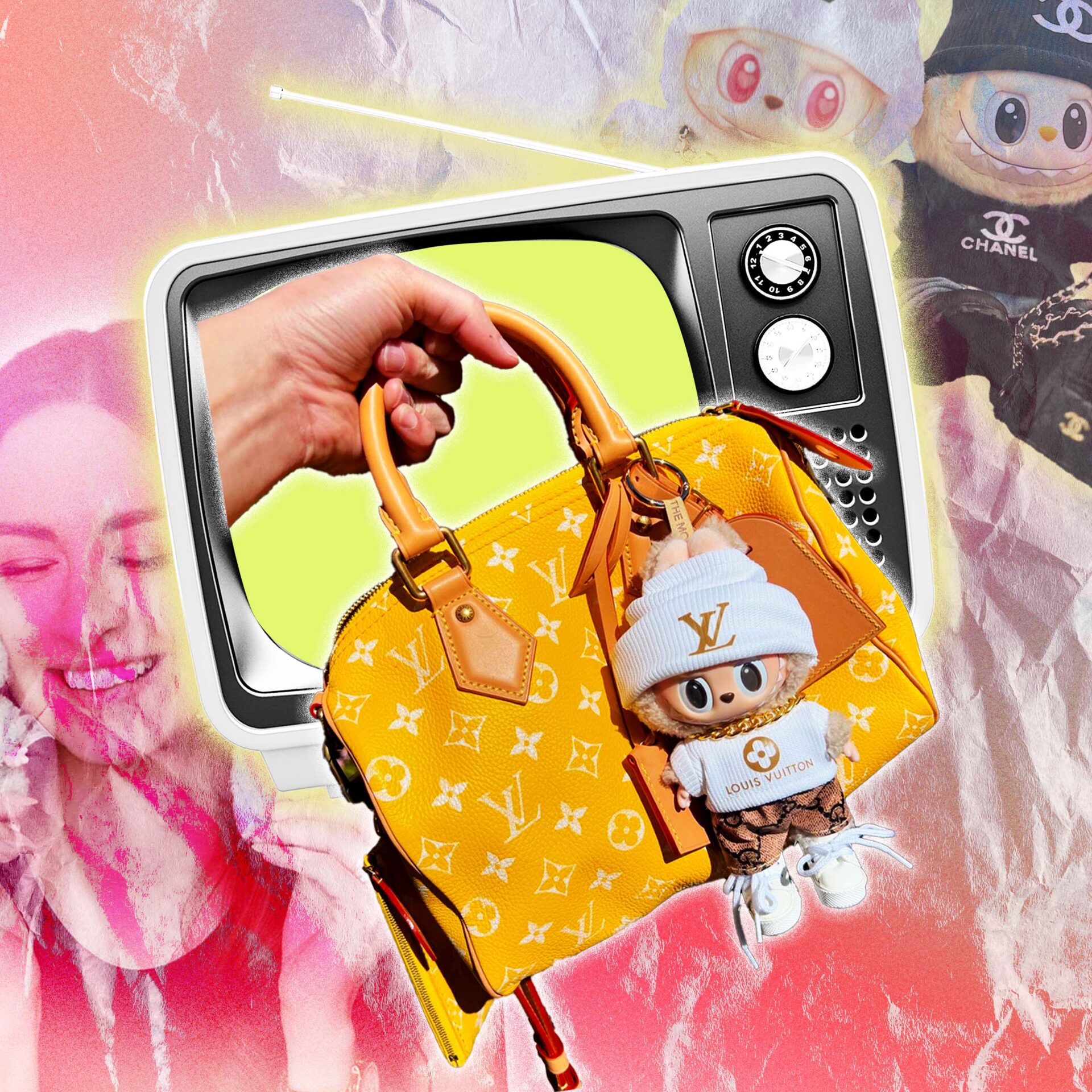 Lababu doll bag charm