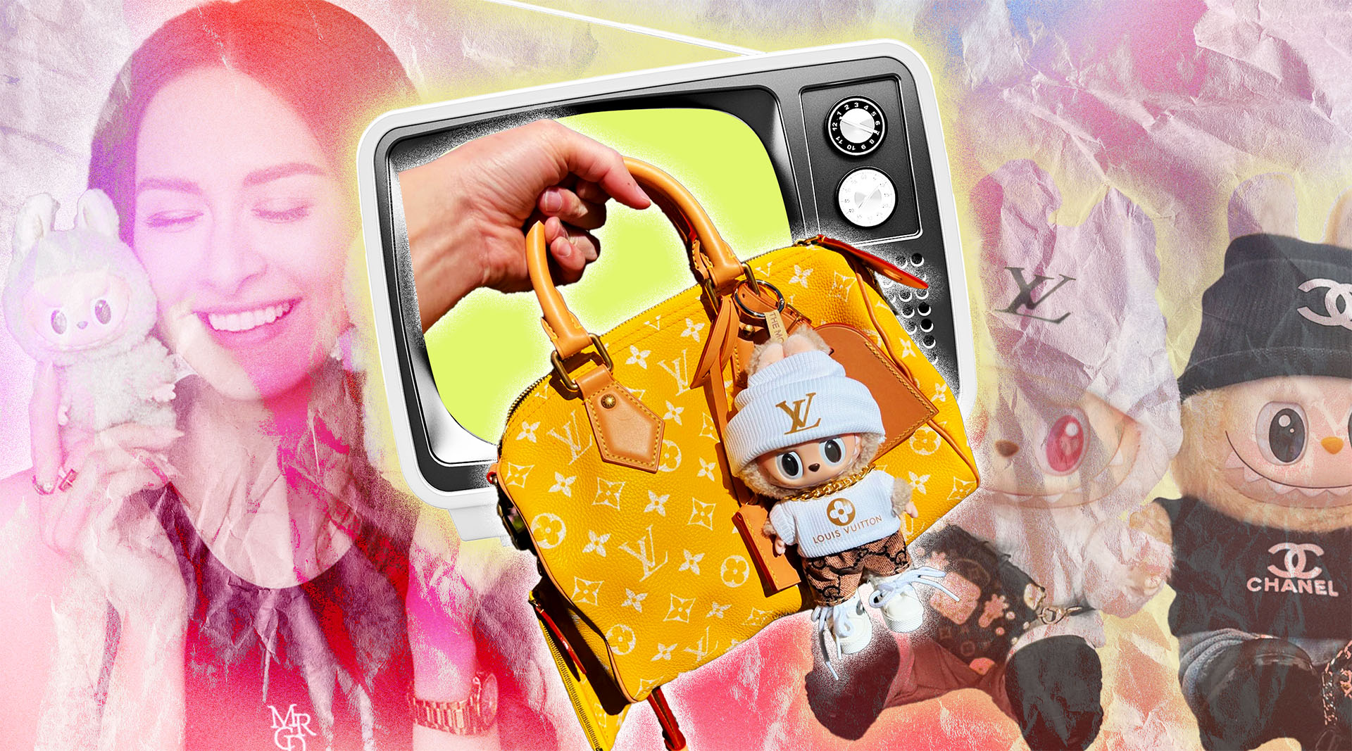 Lababu doll bag charm