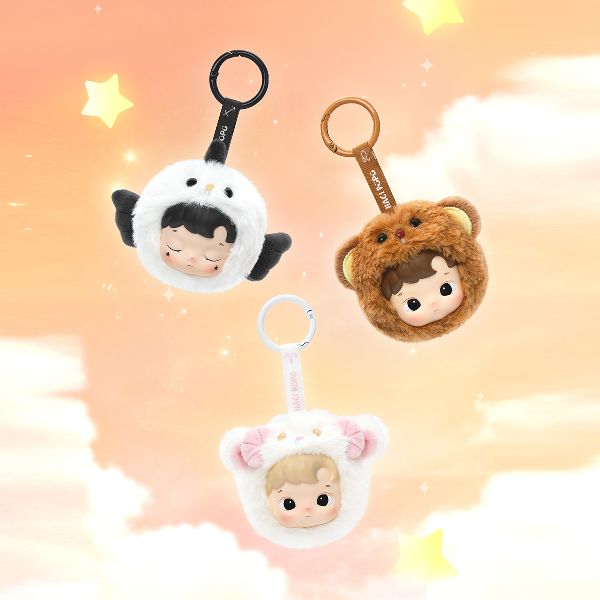 Sagittarius, Leo, and Aries from The Constellation Series Pop Mart