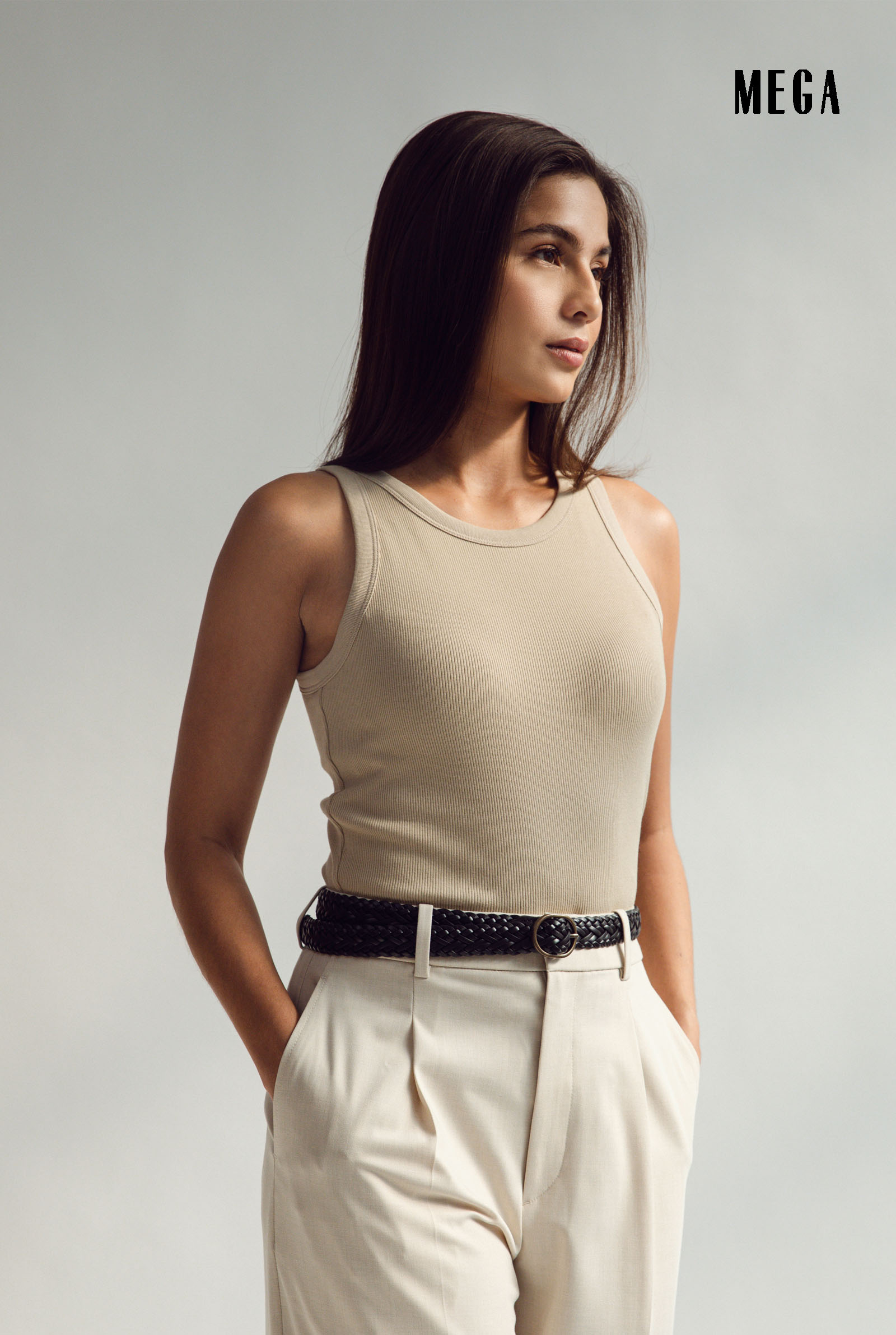 Uniqlo American Sleeve Cropped Bra Sleeveless Top Bra Top
