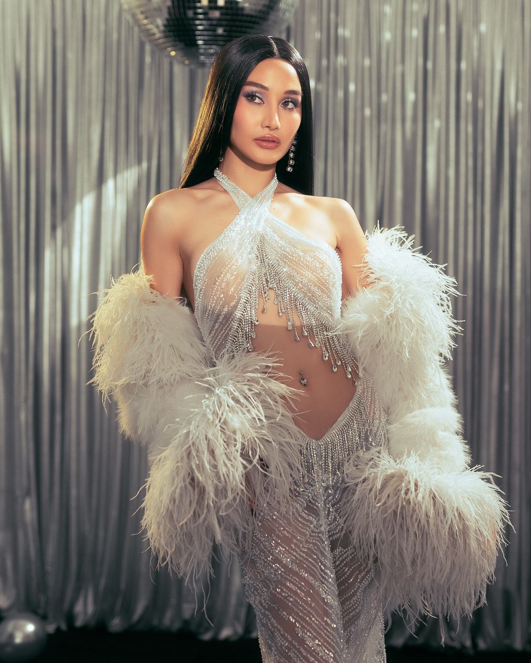 Chie Filomento as Cher in the 1970s at the Opulence Ball