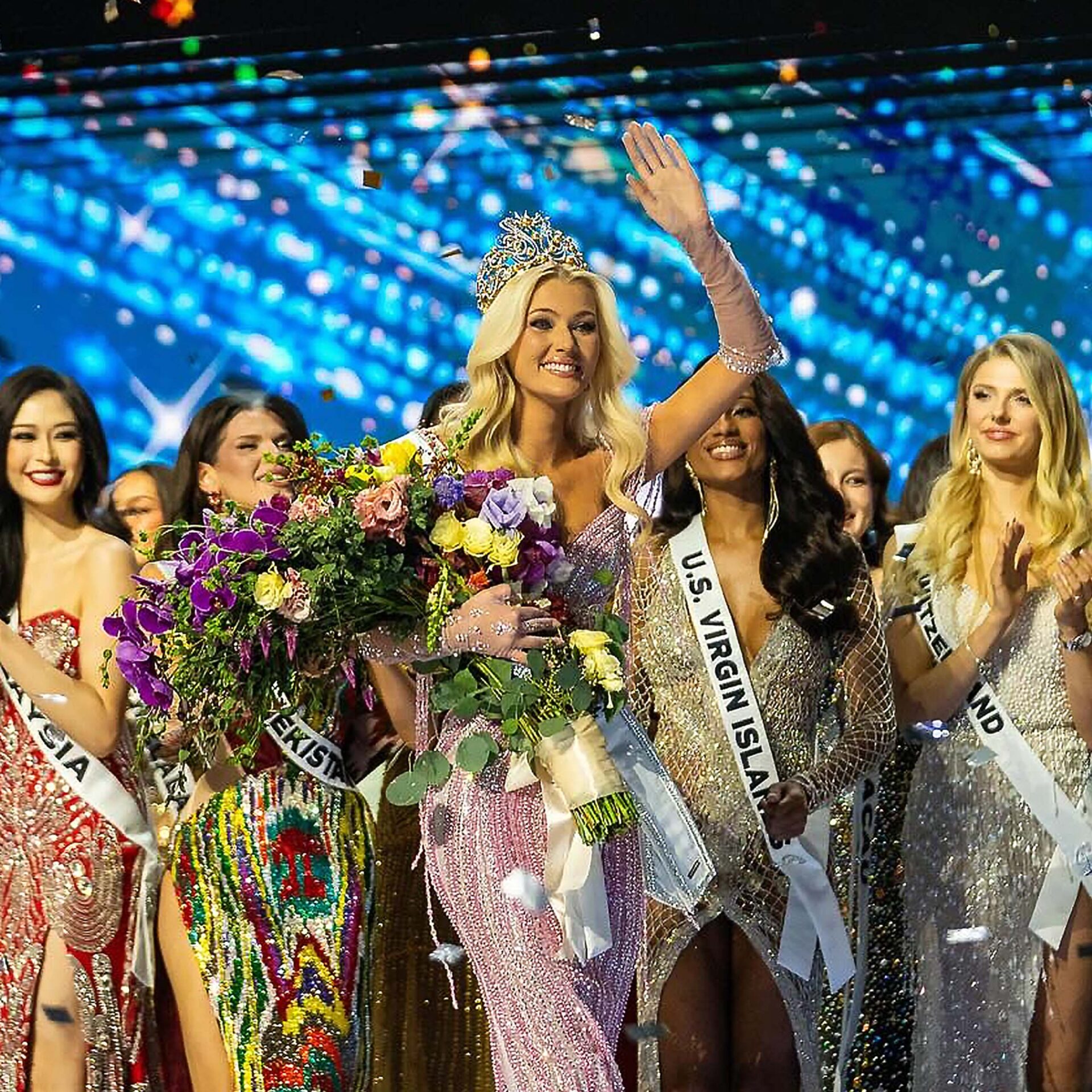 Miss Universe 2024 winner Denmark Victoria Kjær Theilvig