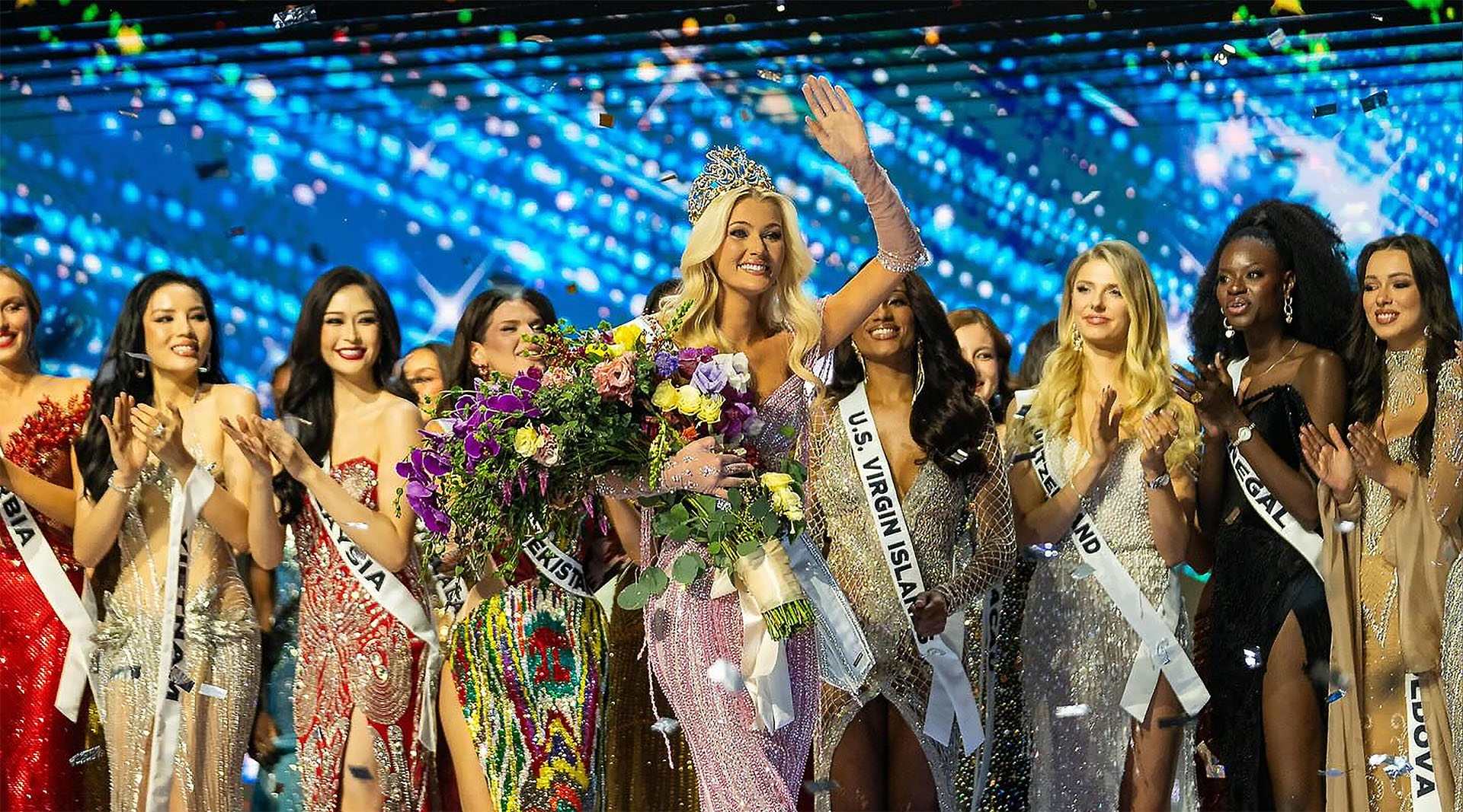 Miss Universe 2024 winner Denmark Victoria Kjær Theilvig