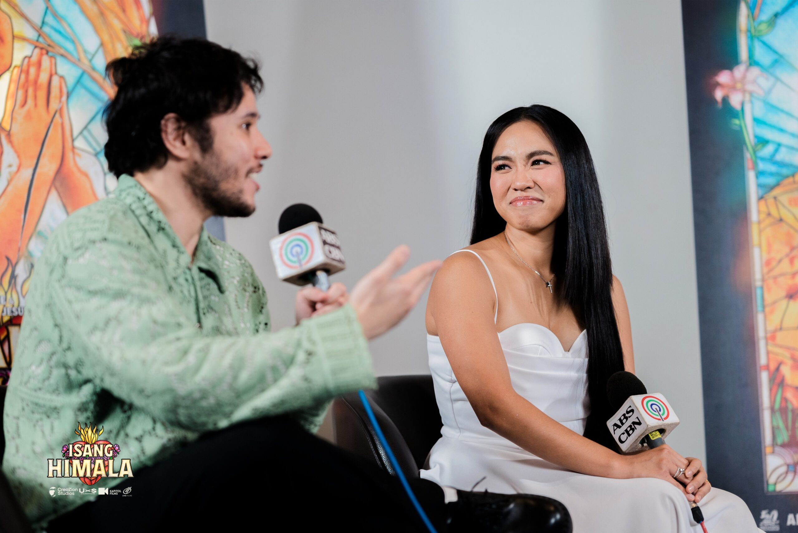 Leading lady Aicelle Santos and Director Pepe Diokno  Isang Himala MMFF 2024 Metro Manila Film Festival musical film