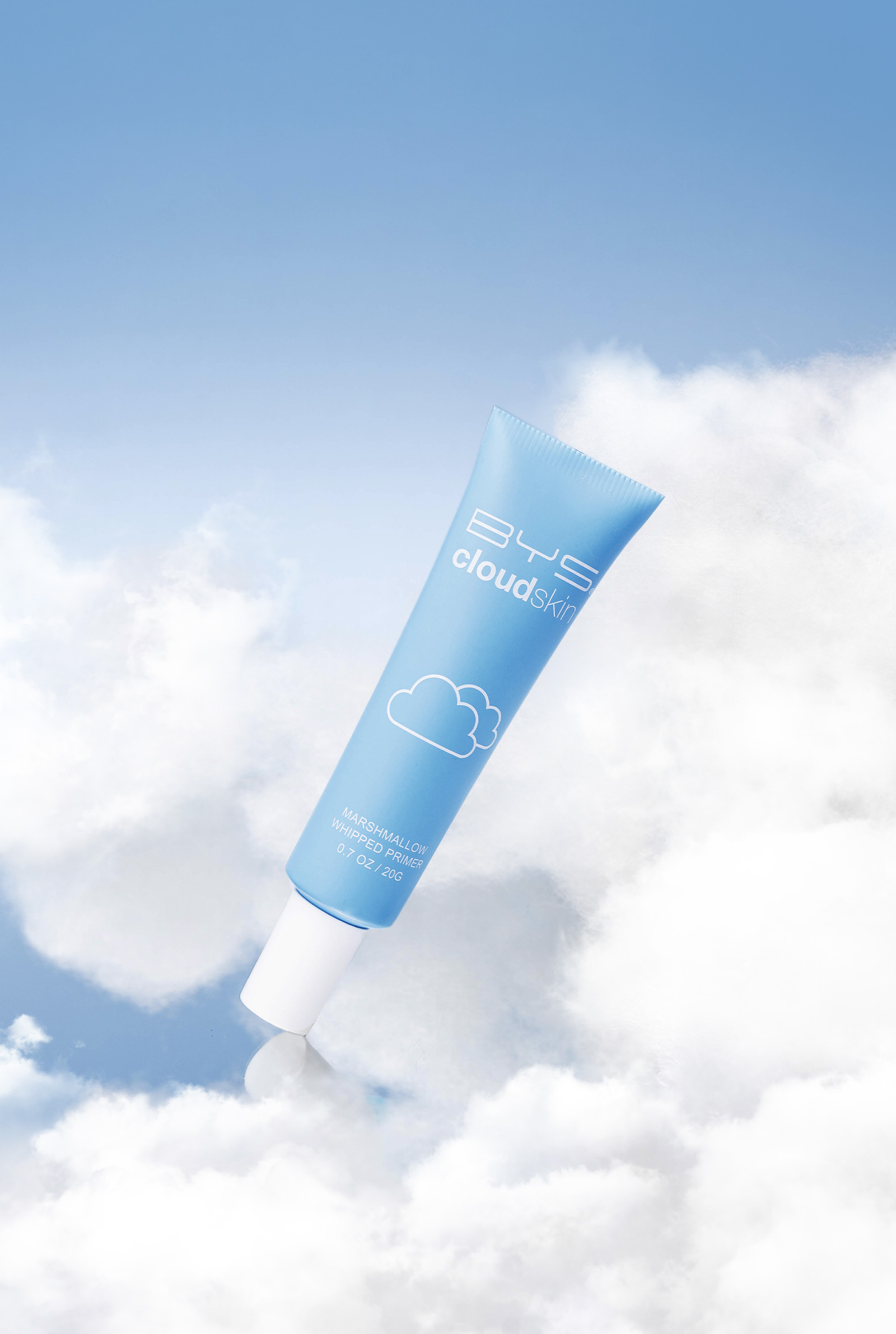 The BYS Cloud Skin Marshmallow Whipped Primer, perfect for blurring imperfections