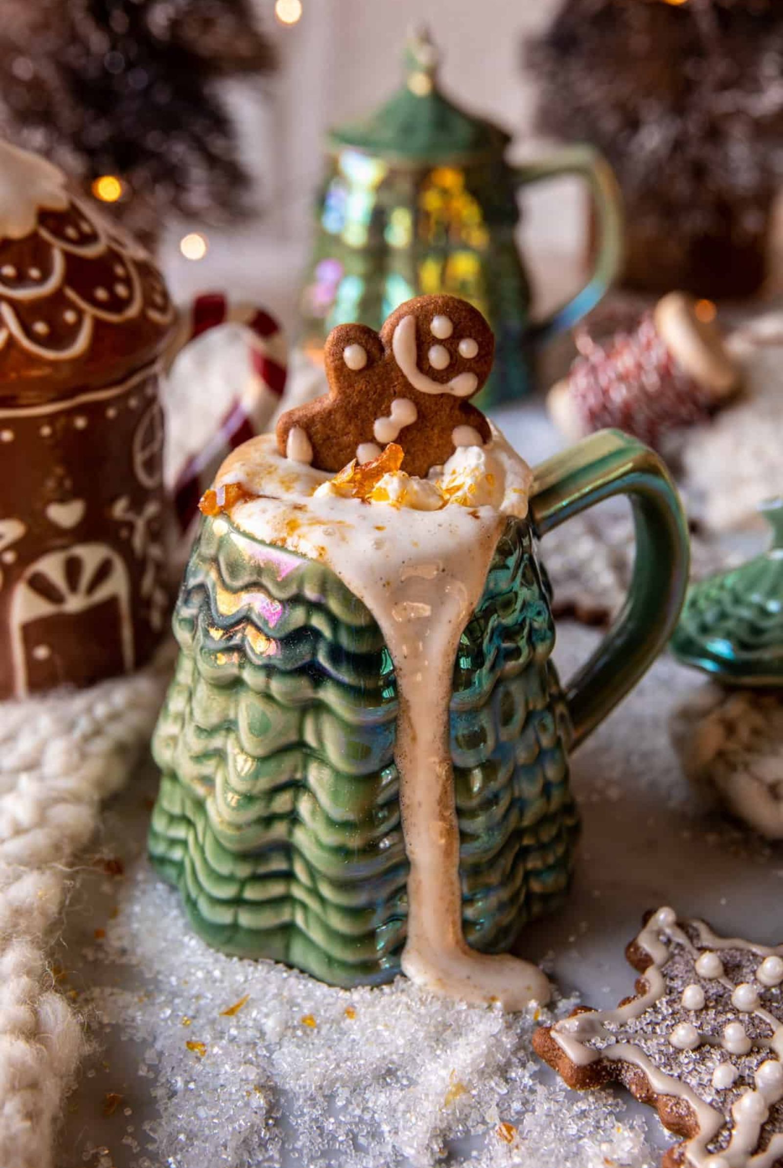 Christmas Drinks Gingerbread Chai Brûlée Latte