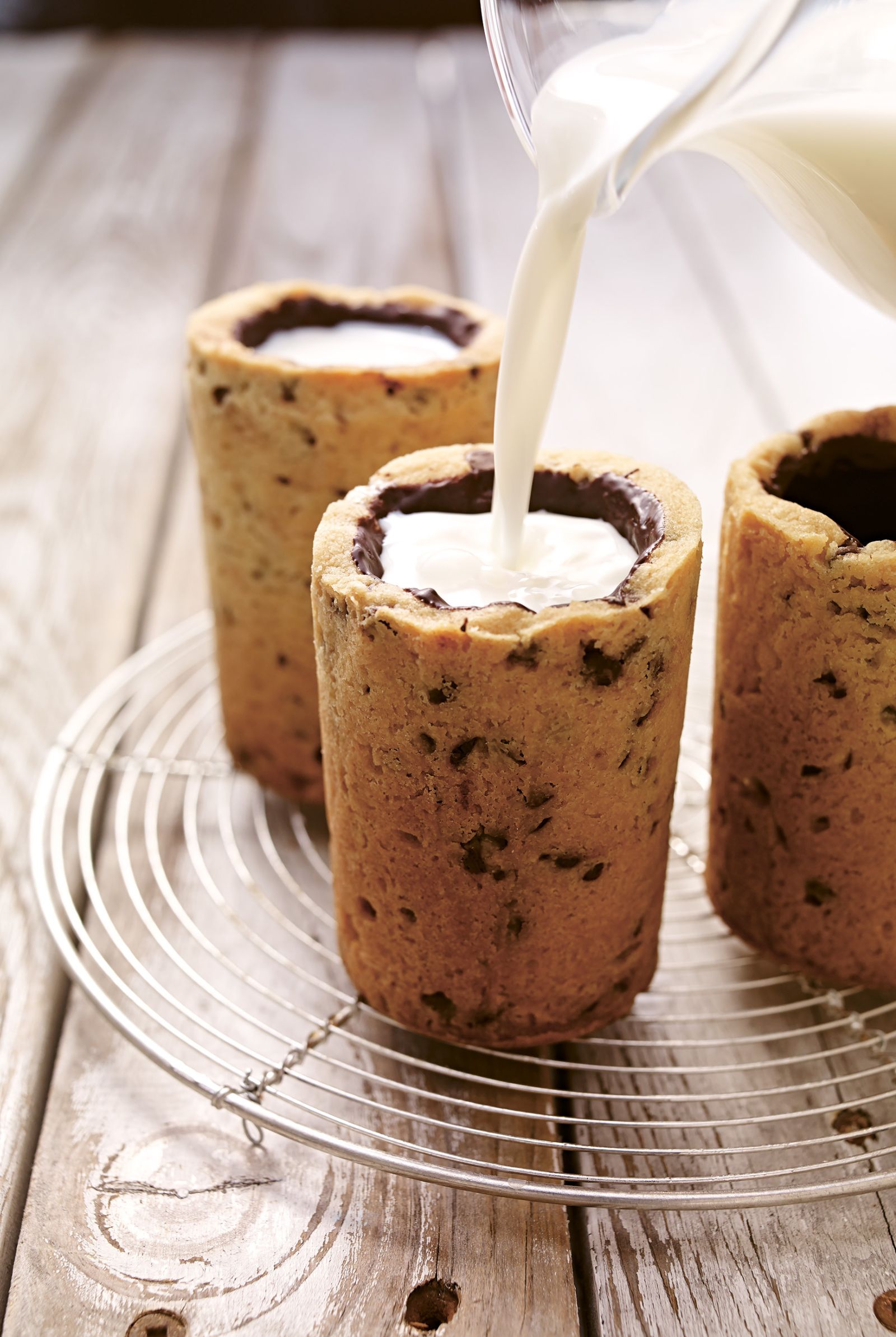Christmas Drinks Milk and Cookie Shots