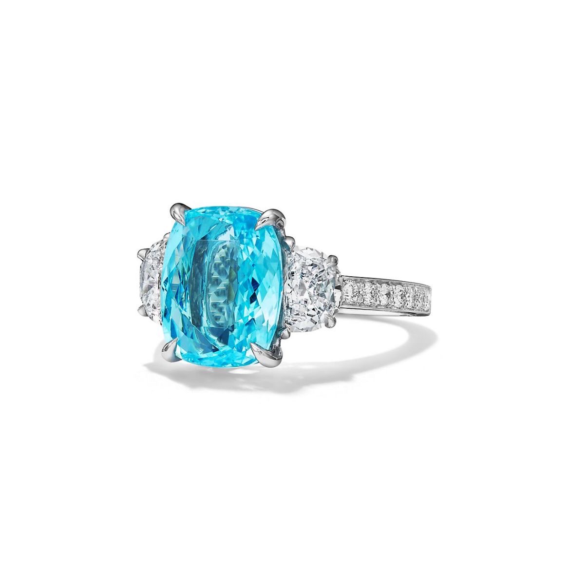 Blue Cuprian Elbaite Tournaline Ring Tiffany & Co.
