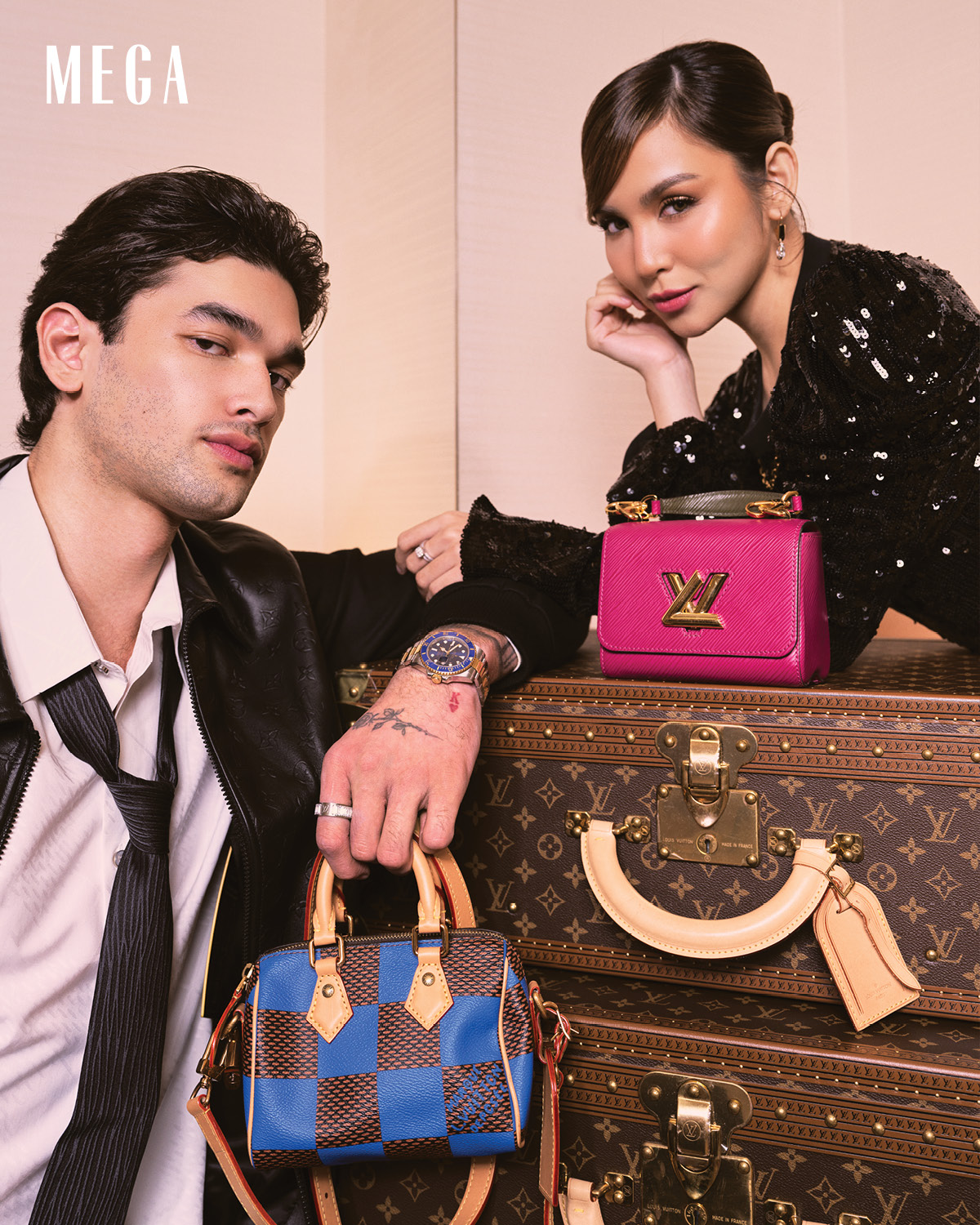 Here’s What Happened at MEGA’s Louis Vuitton Night Out Kobe Paras and Kyline Alcantara