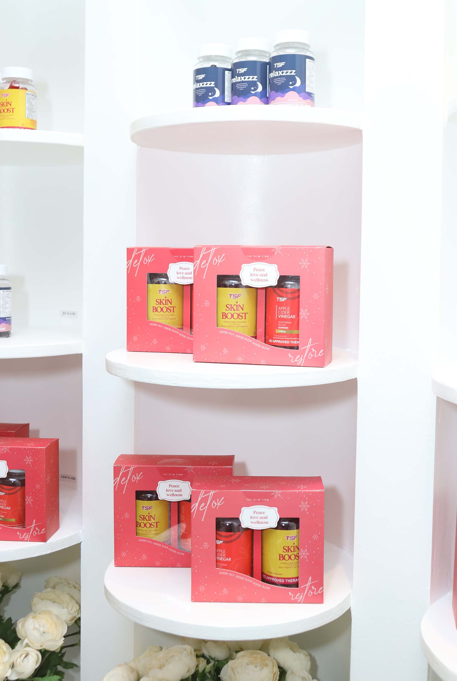 The Slim Firm's newest gummy supplements, the TSF RELAXZZZ and Skin Boost