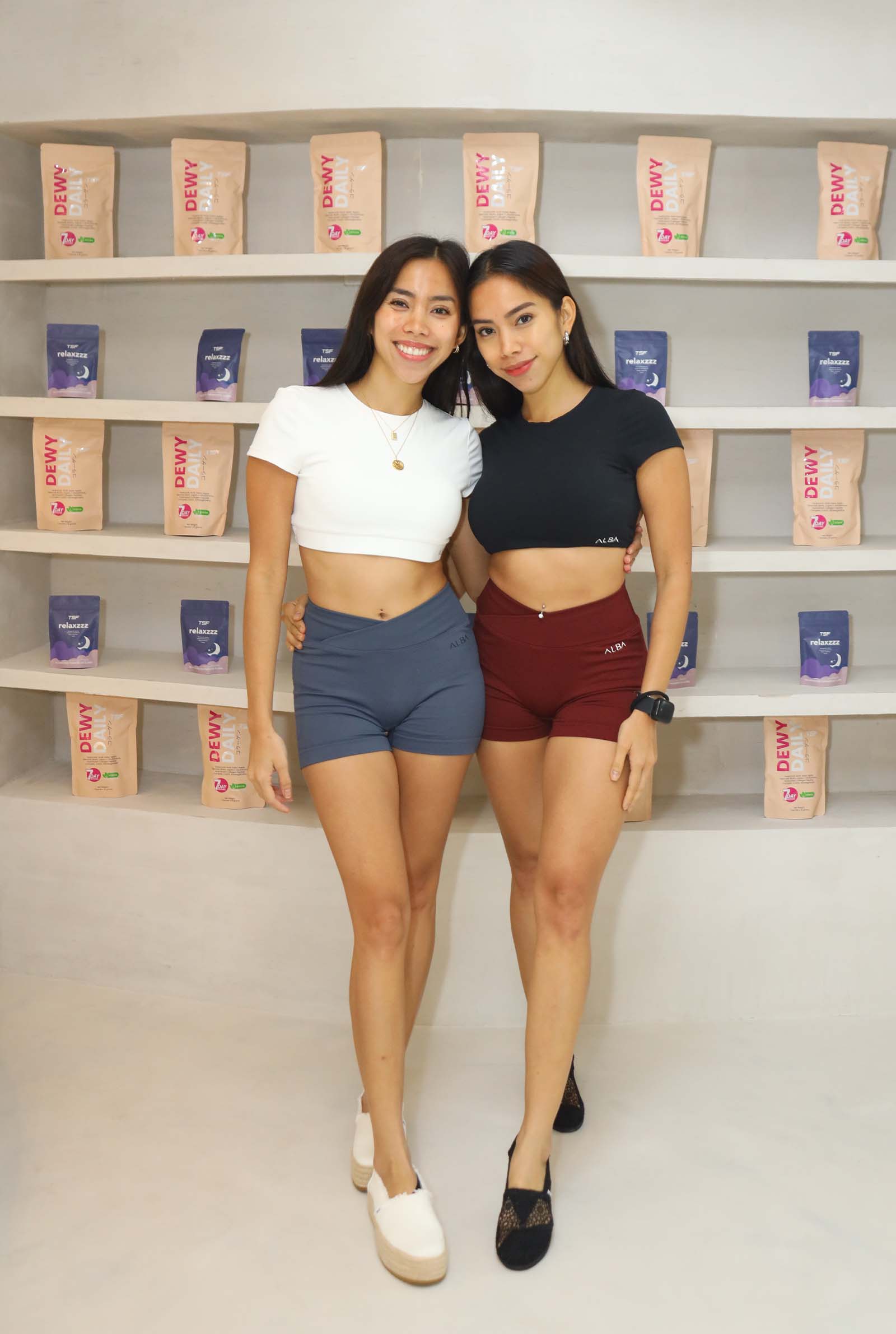 Joj and Jai Agpangan at the launch of The Slim Firm gummy supplements